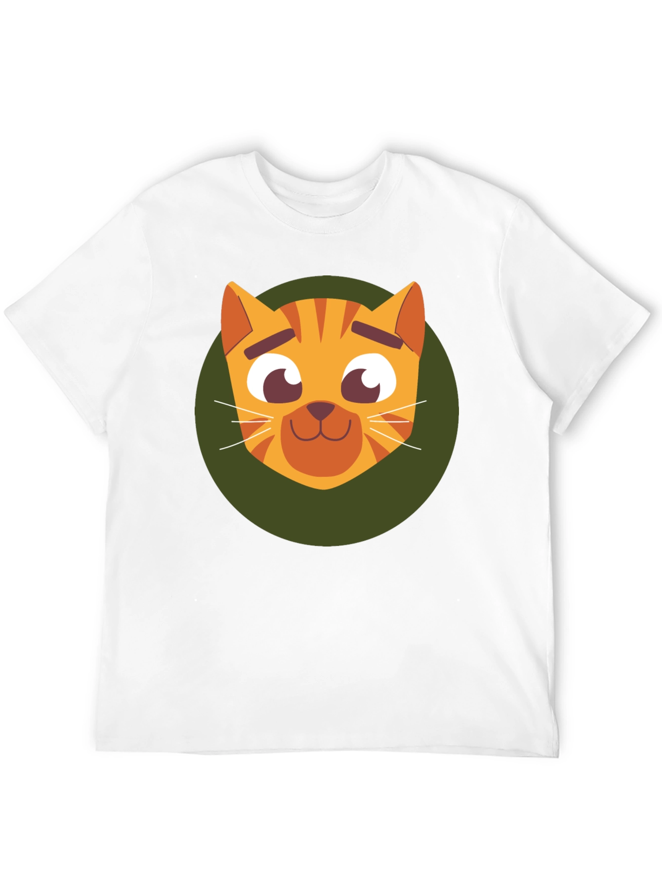 Black Cute Cartoon Cat Graphic T-Shirt - Soft Black Tee view 12