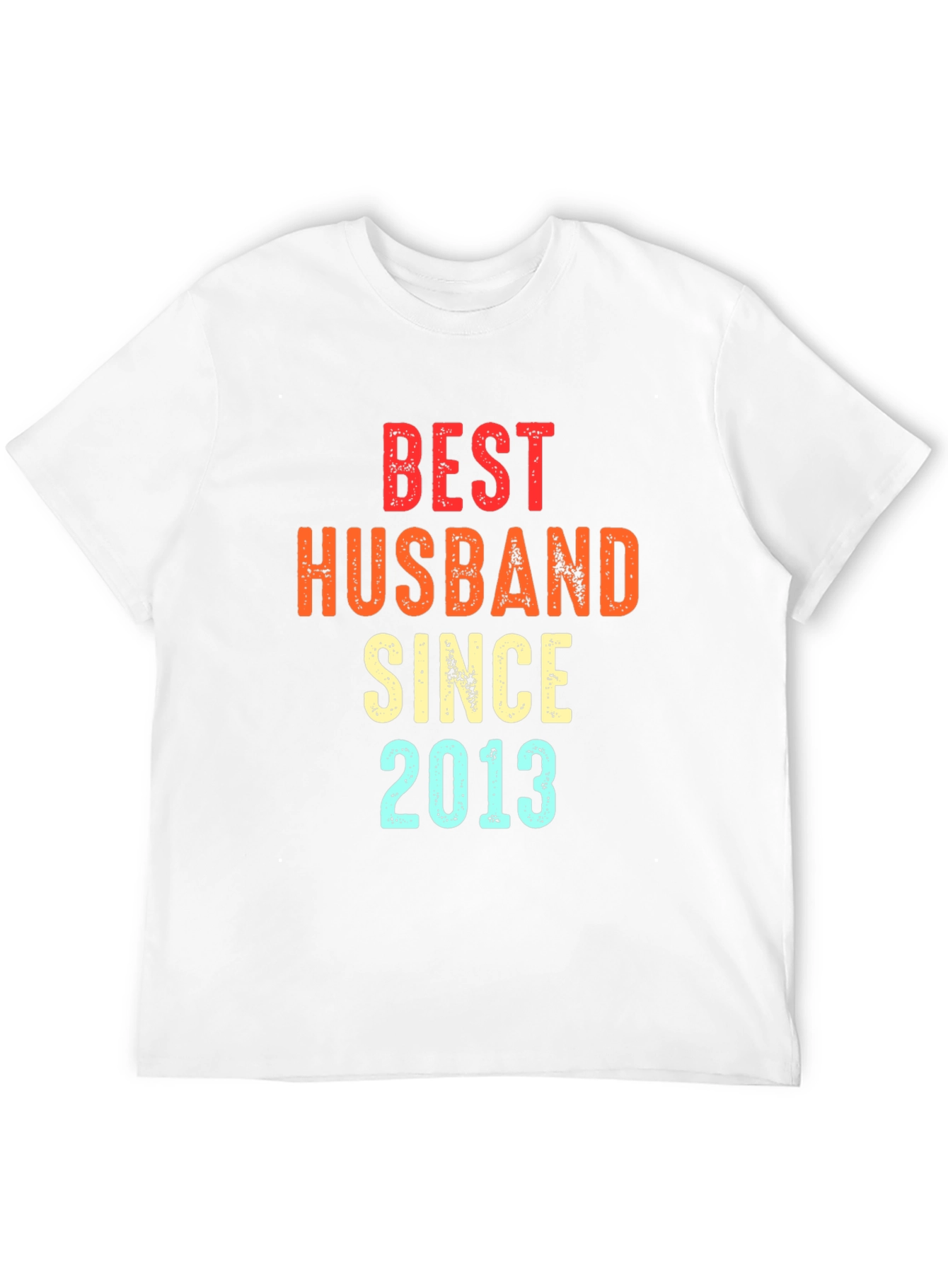 Black Best Husband Since 2013 T-Shirt view 12