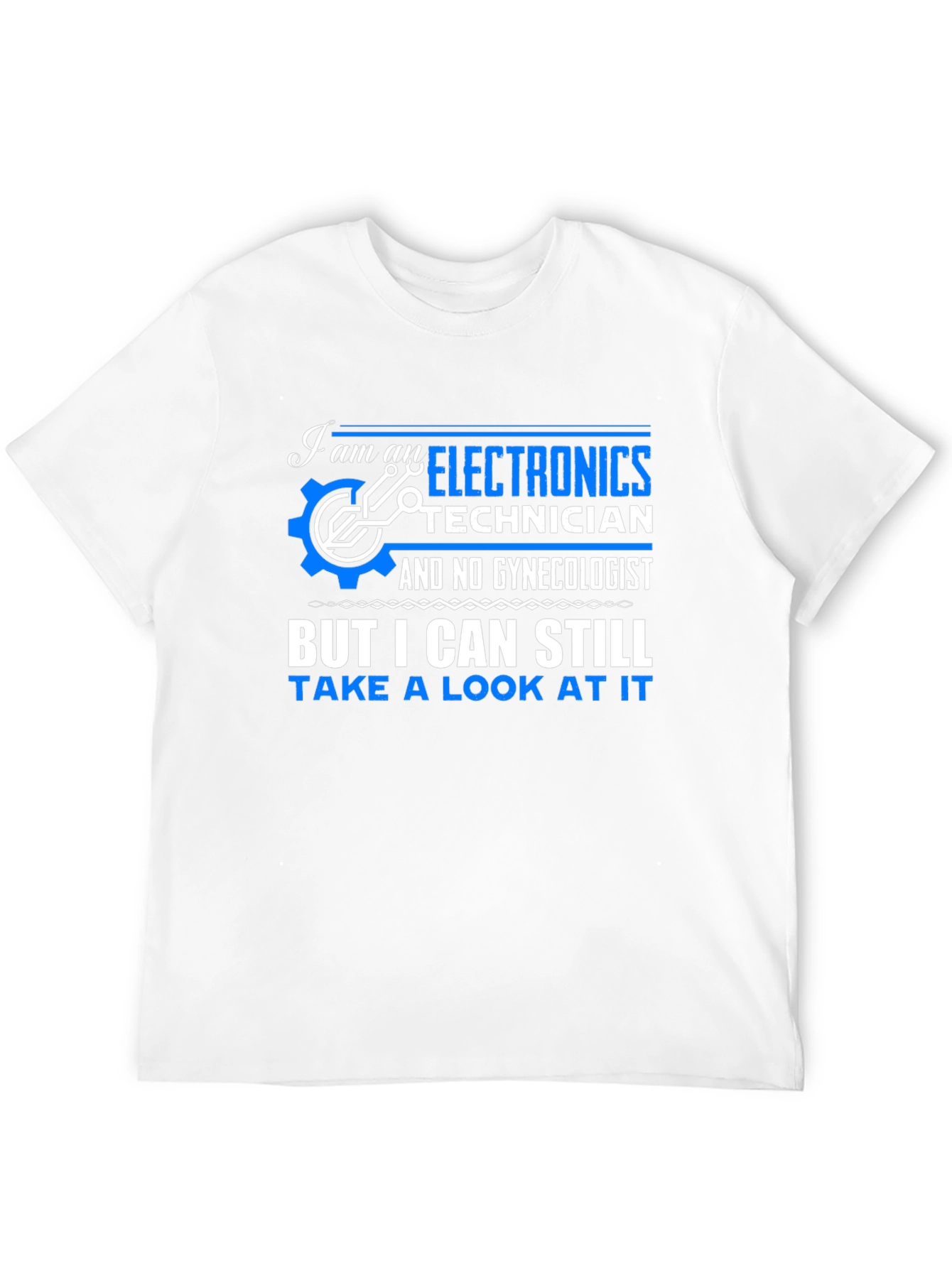 Black Electronics Technician T-Shirt view 12
