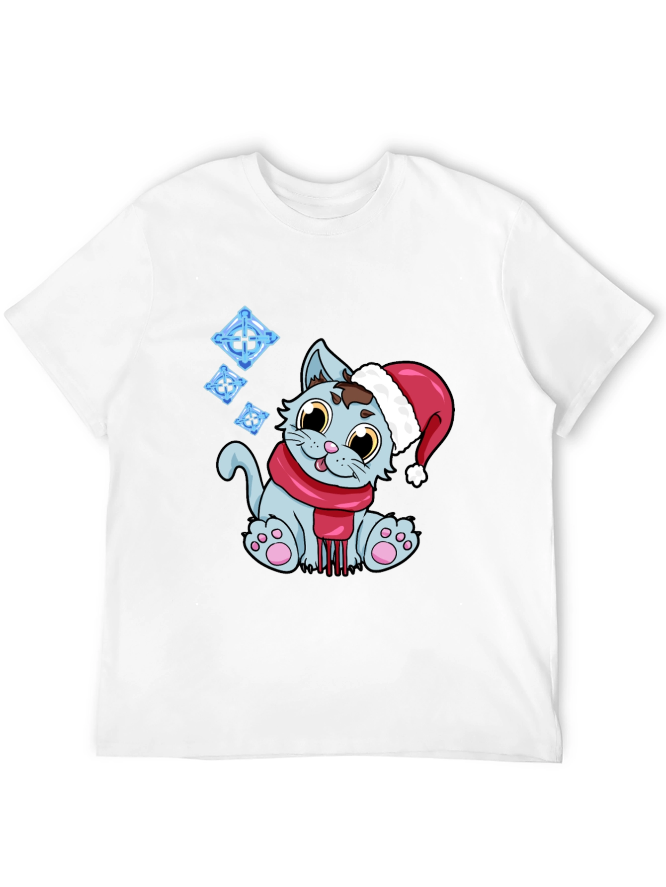 Festive Cat T-Shirt - Holiday Cheer - 12