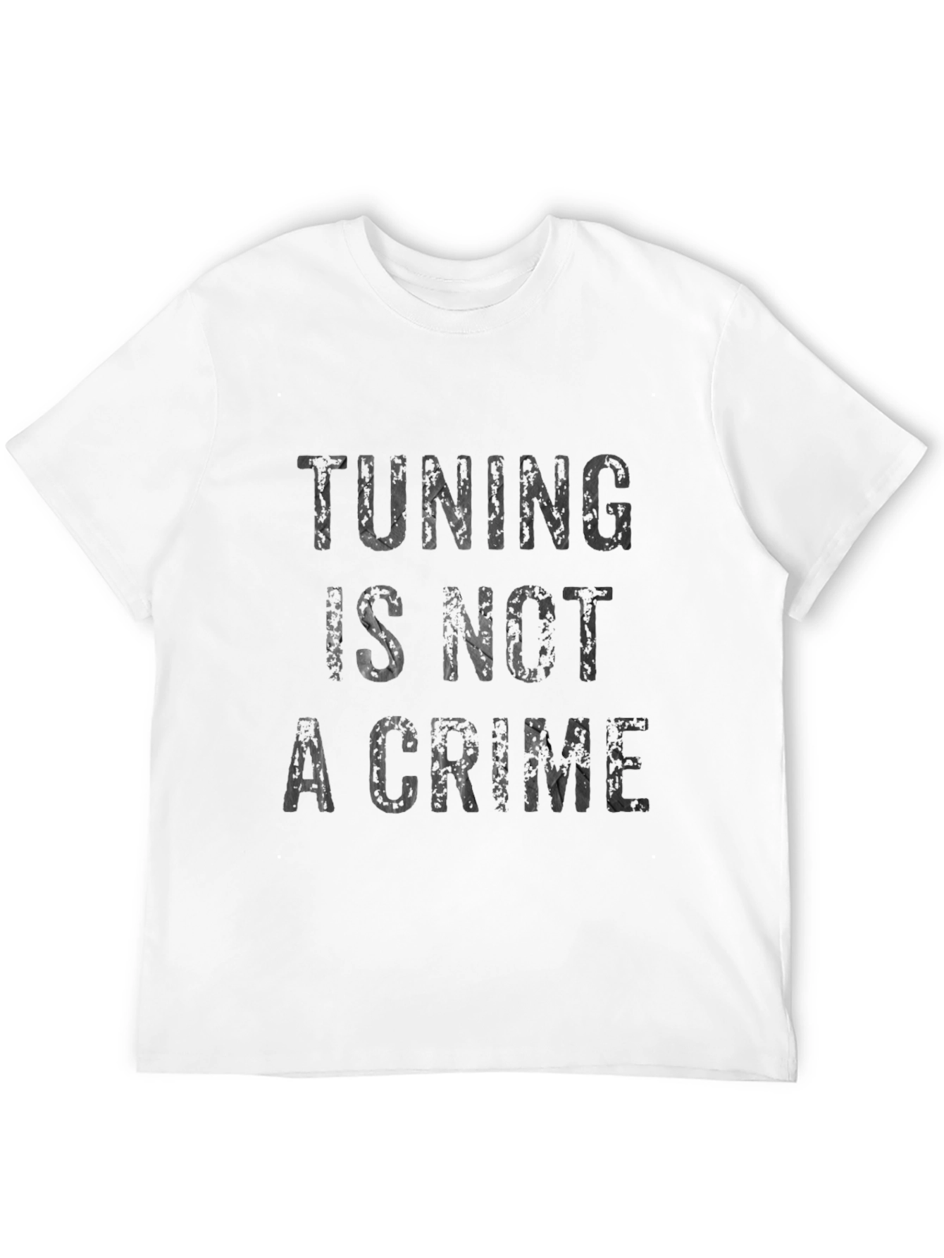 Black Tuning is Not a Crime Graphic T-Shirt view 12