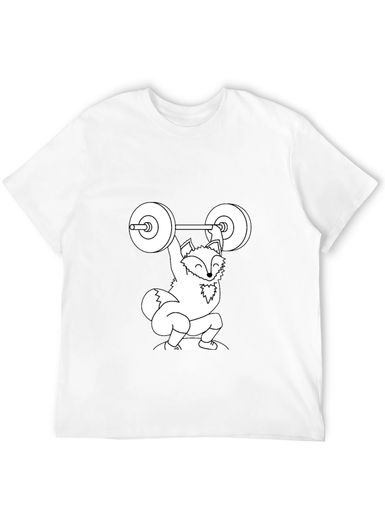 Black Fox Weightlifting Graphic Tee - Black view 12