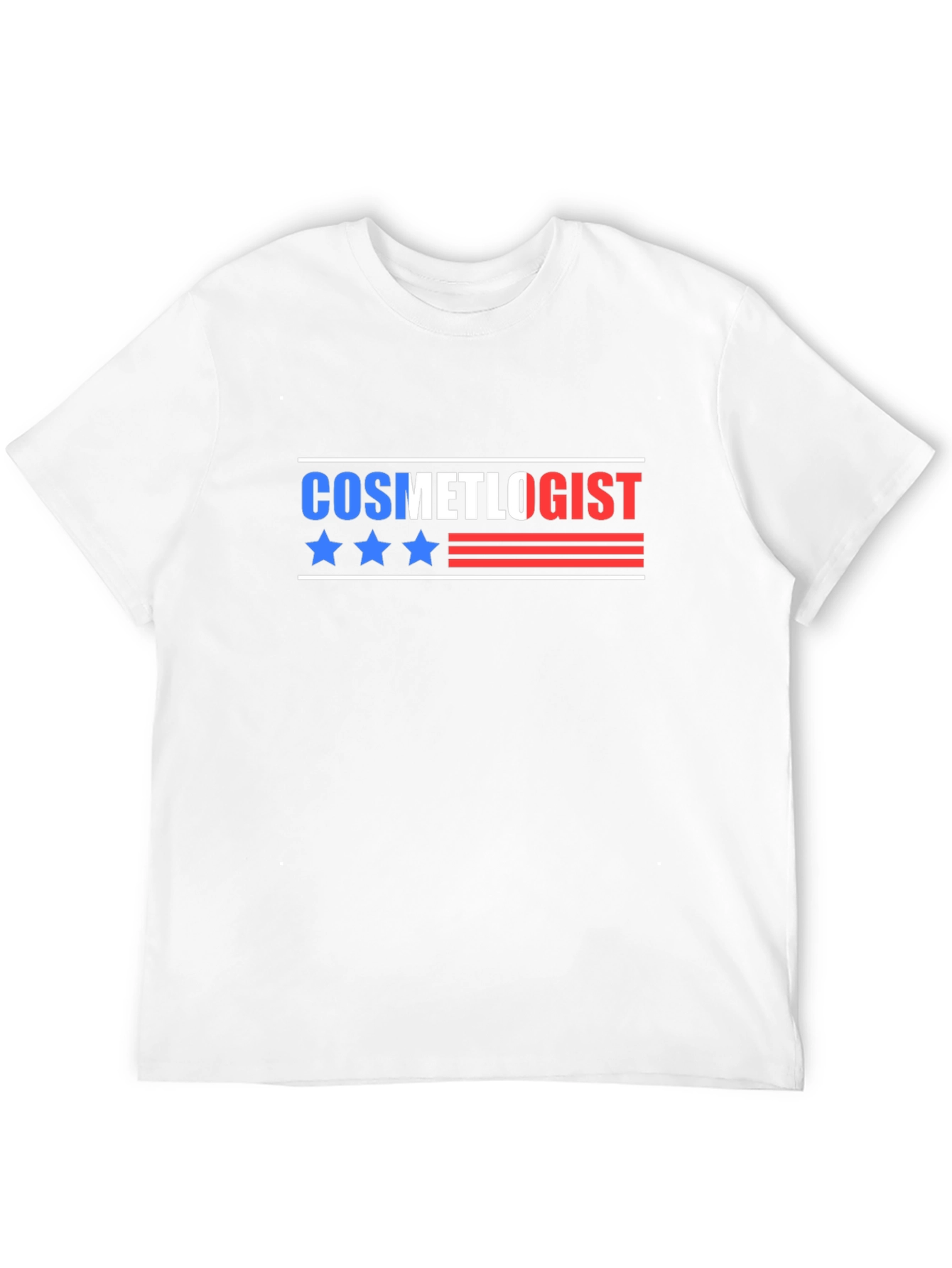 Black Cosmetologist Patriotic T-Shirt view 12