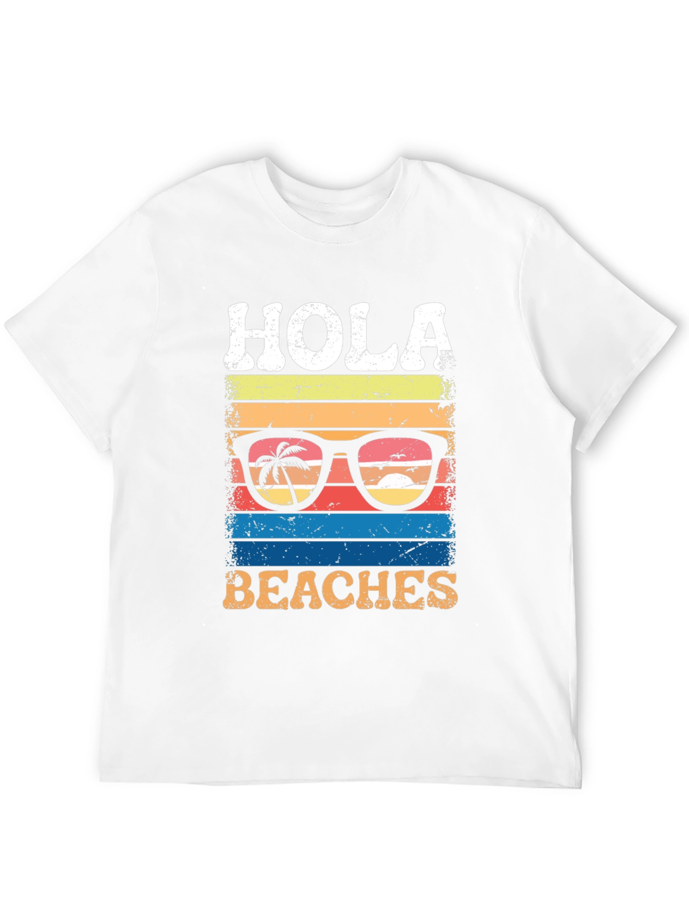 Black Hola Beaches Graphic T-Shirt view 12