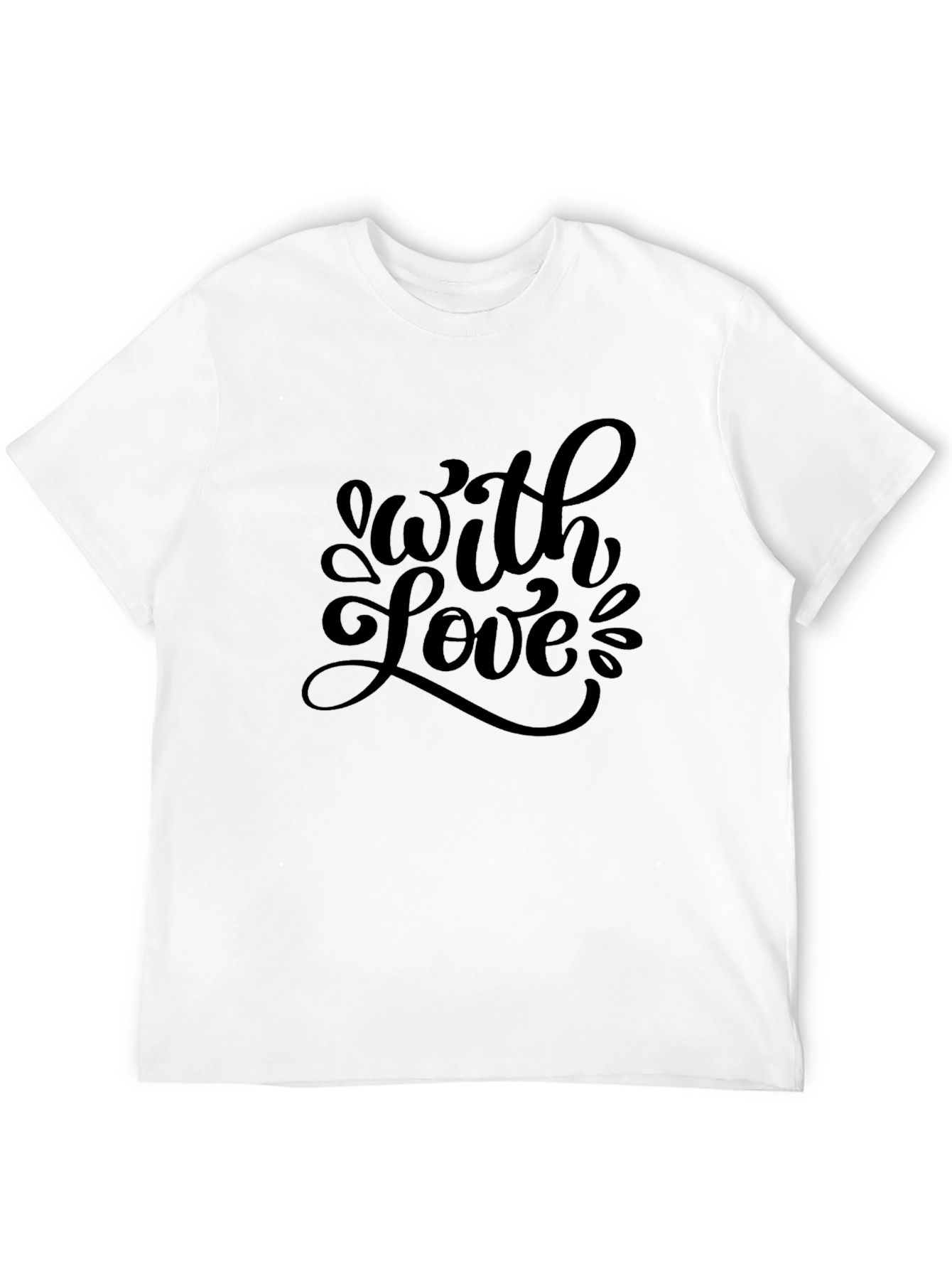 Black With Love Graphic T-Shirt - Unisex view 12