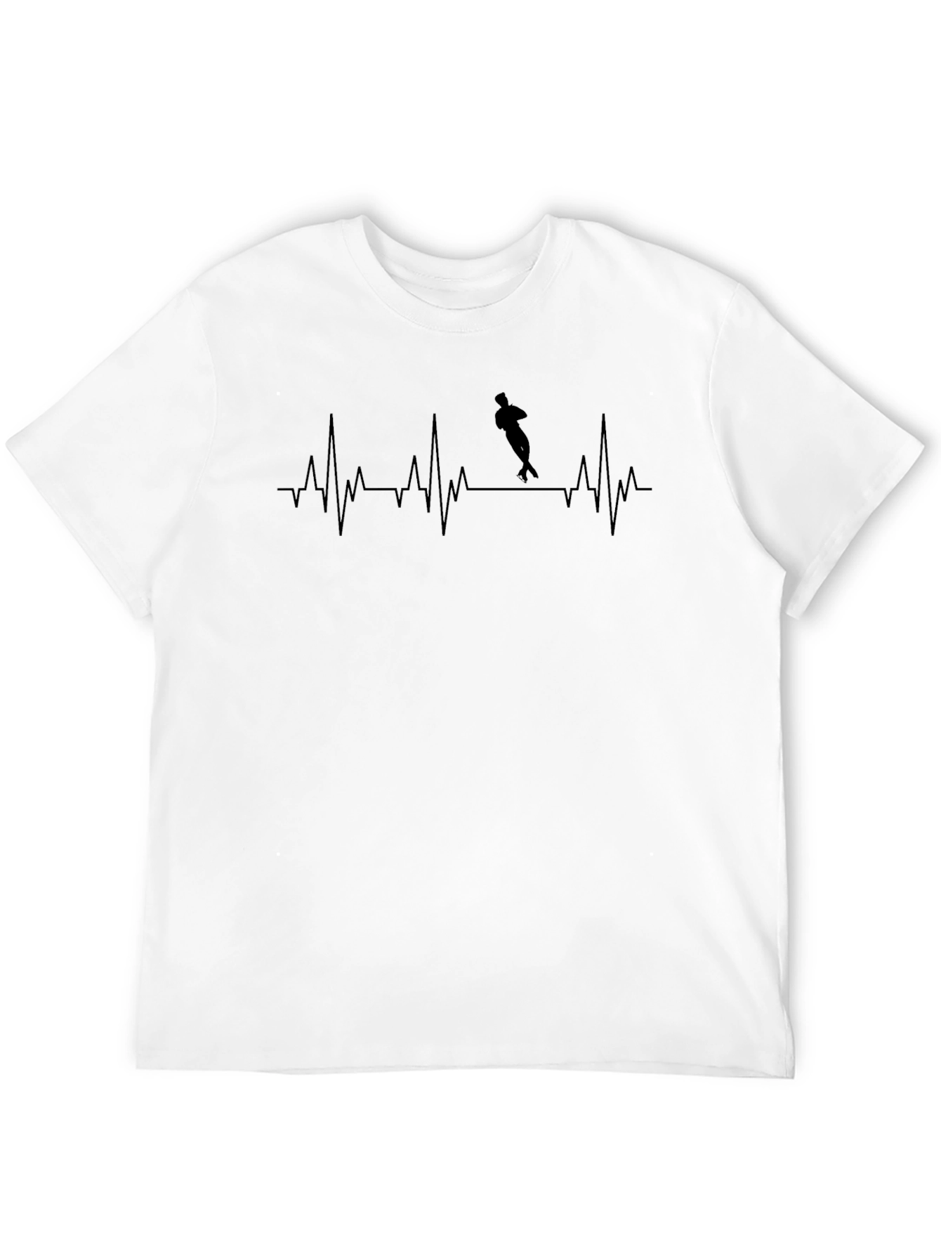 Black Rugby Heartbeat T-Shirt - Passion on Display view 12