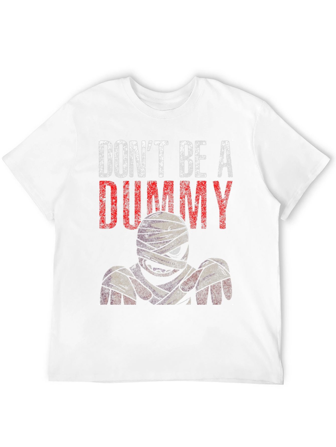 Black Don't Be A Dummy Mummy Graphic T-Shirt view 12
