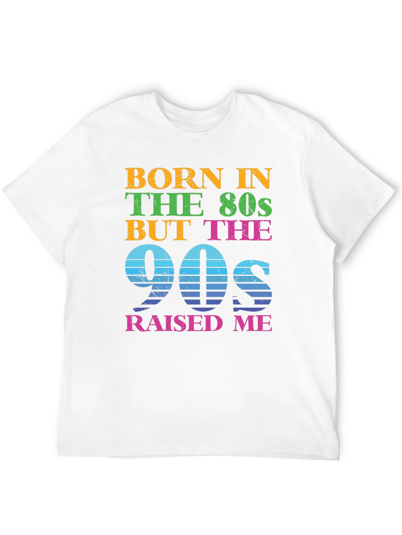 Black Born in the 80s Raised in the 90s T-Shirt view 12