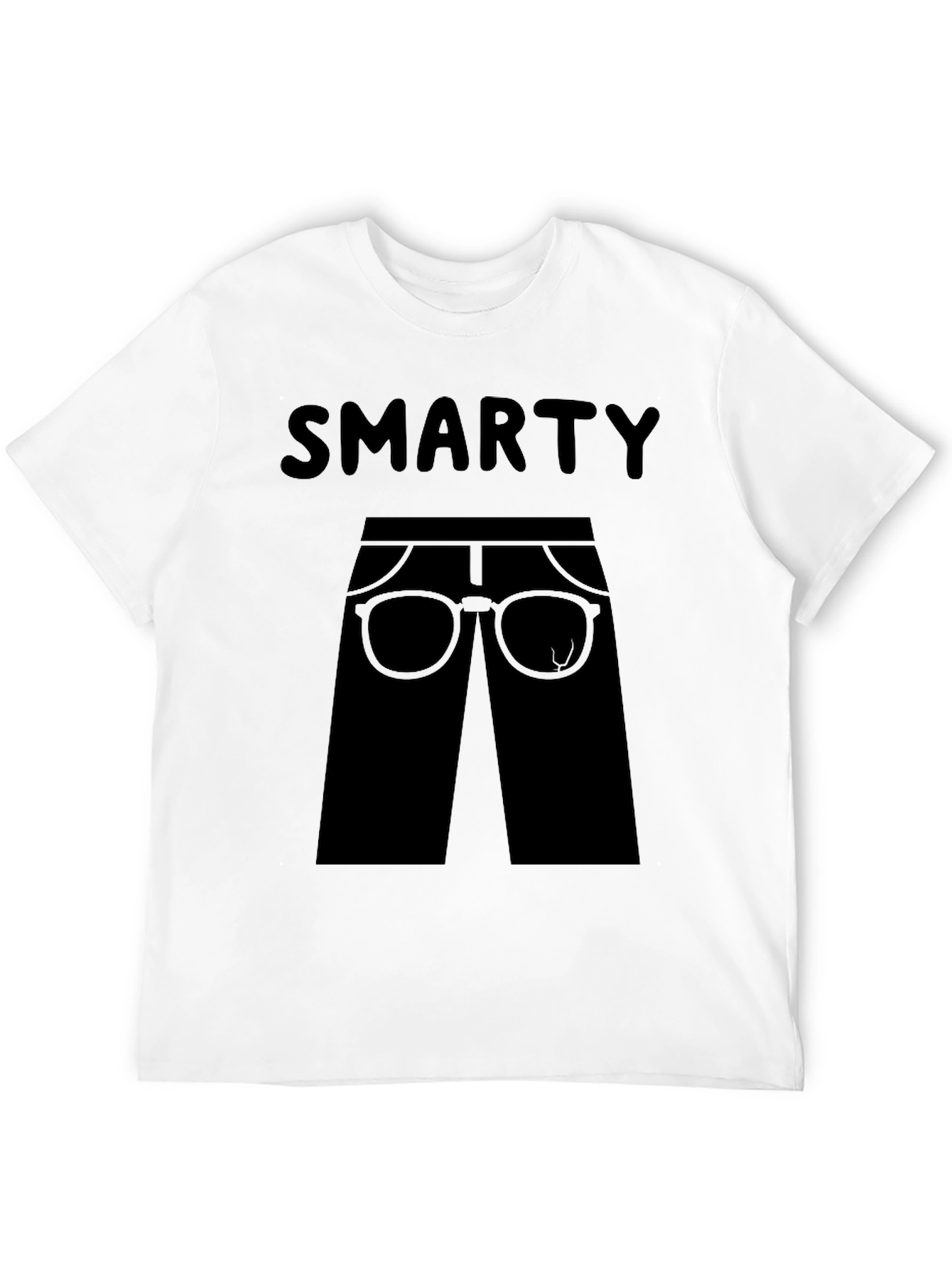 Black Smarty Pants Graphic T-Shirt - Black view 12