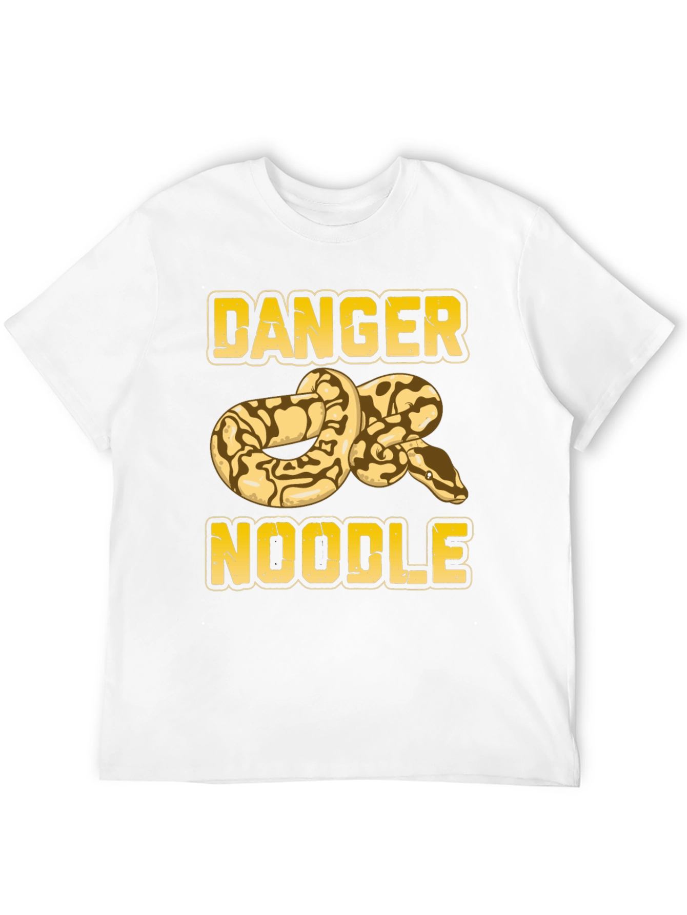 Black Danger Noodle Snake Graphic Tee view 12