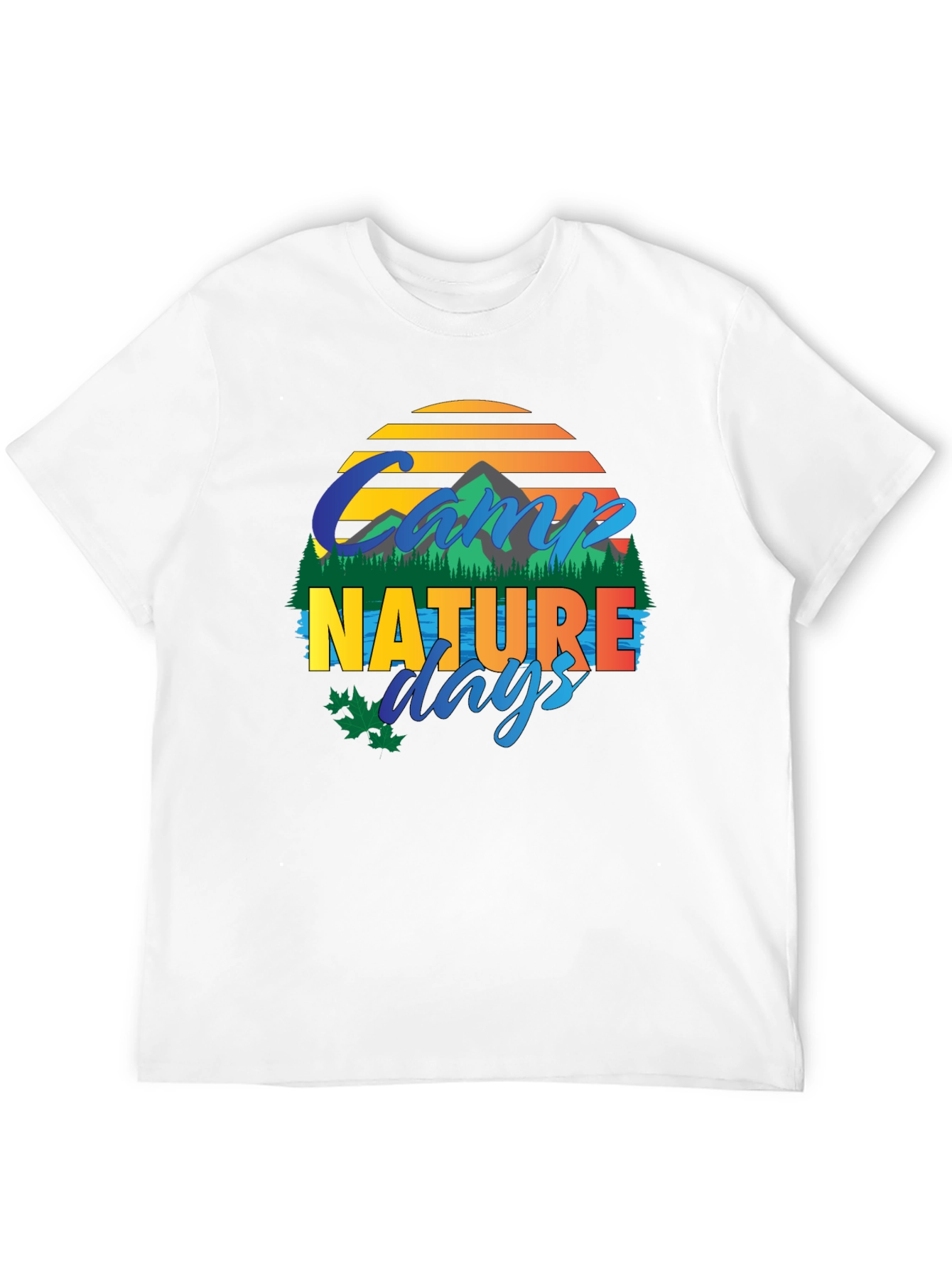 Black Camp Nature Days Graphic T-Shirt view 12