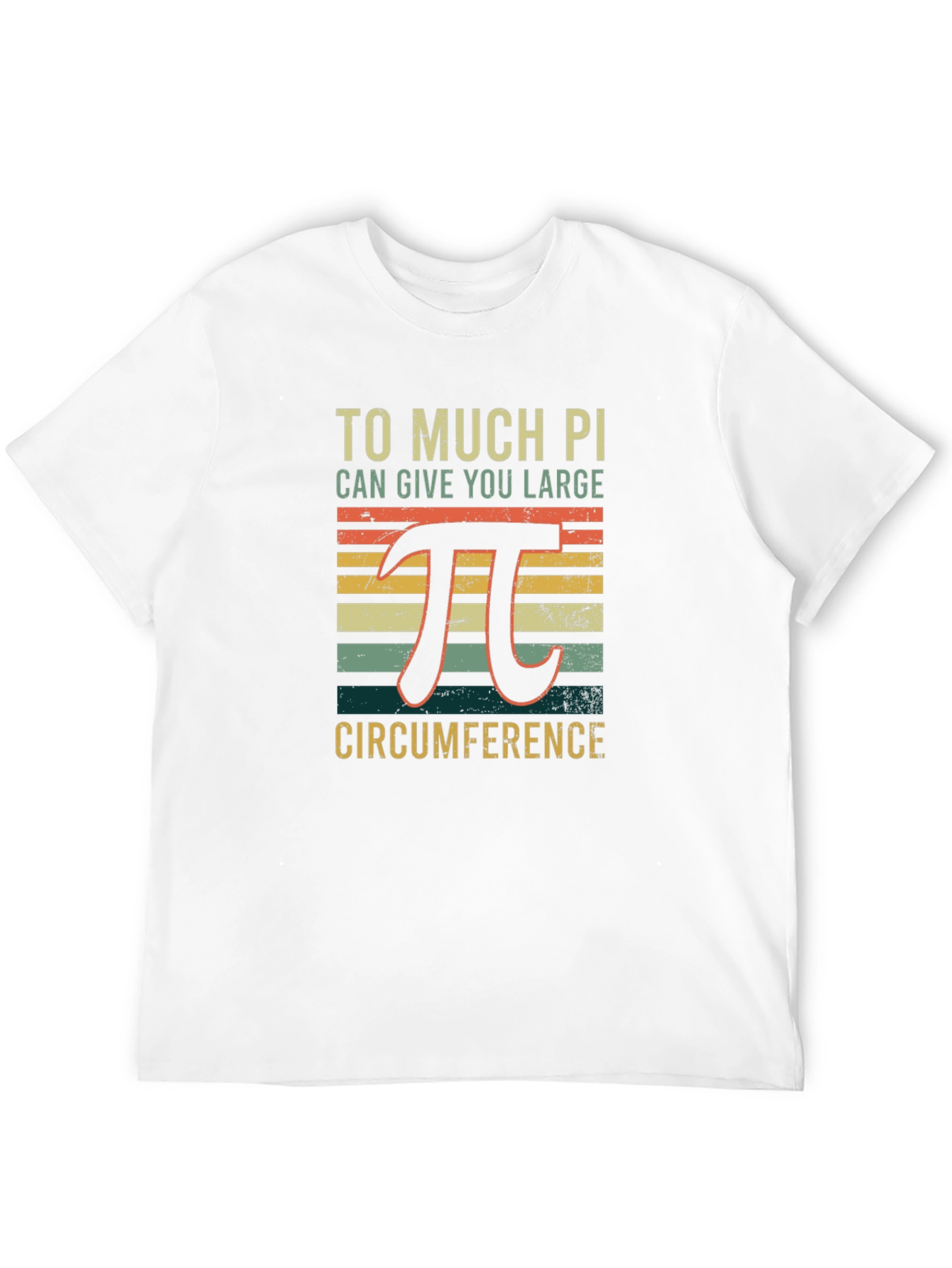 Black Math Humor Pi T-Shirt view 12