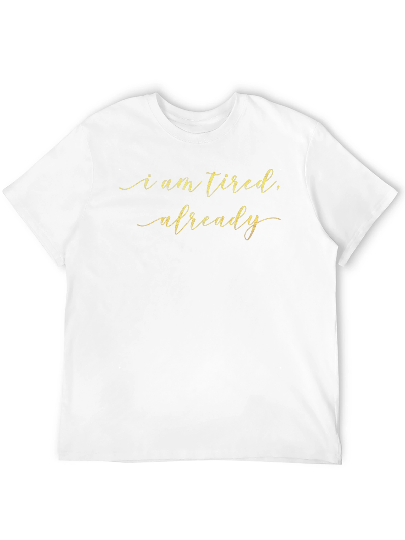 Black I am Tired Already Graphic Tee view 12