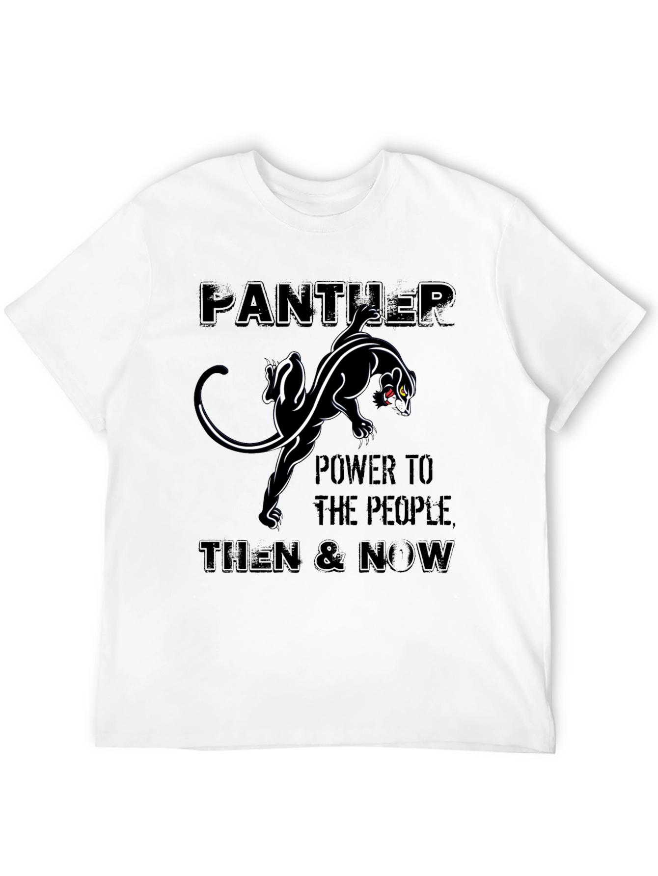 Black Panther Power T-Shirt: Black Pride Tee view 12