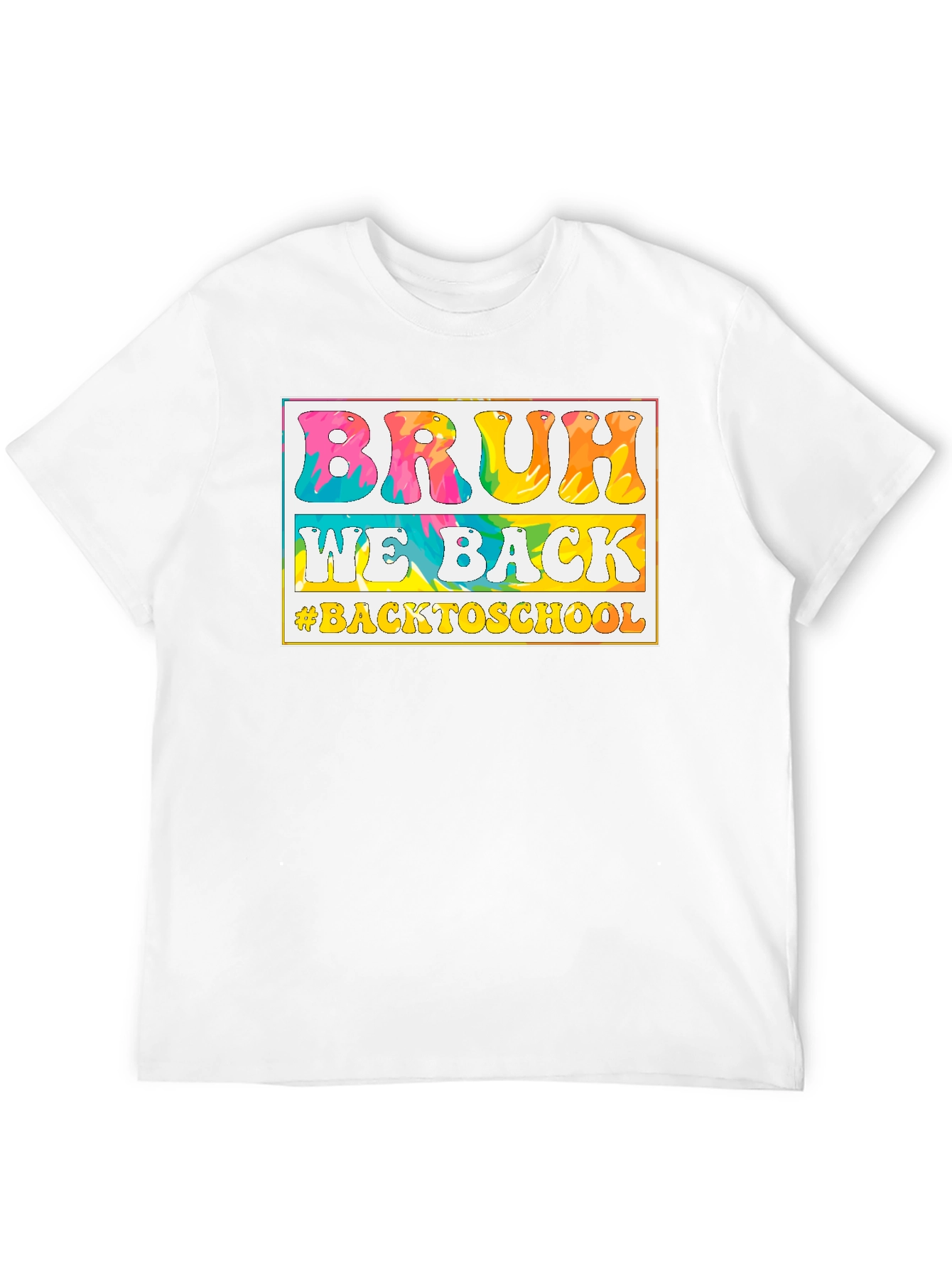 Black Bruh We Back to School T-Shirt view 12