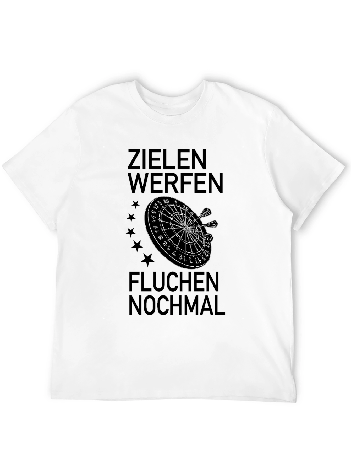 Black Darts T-Shirt - Ziel Wurf Fluch Nochmal view 12