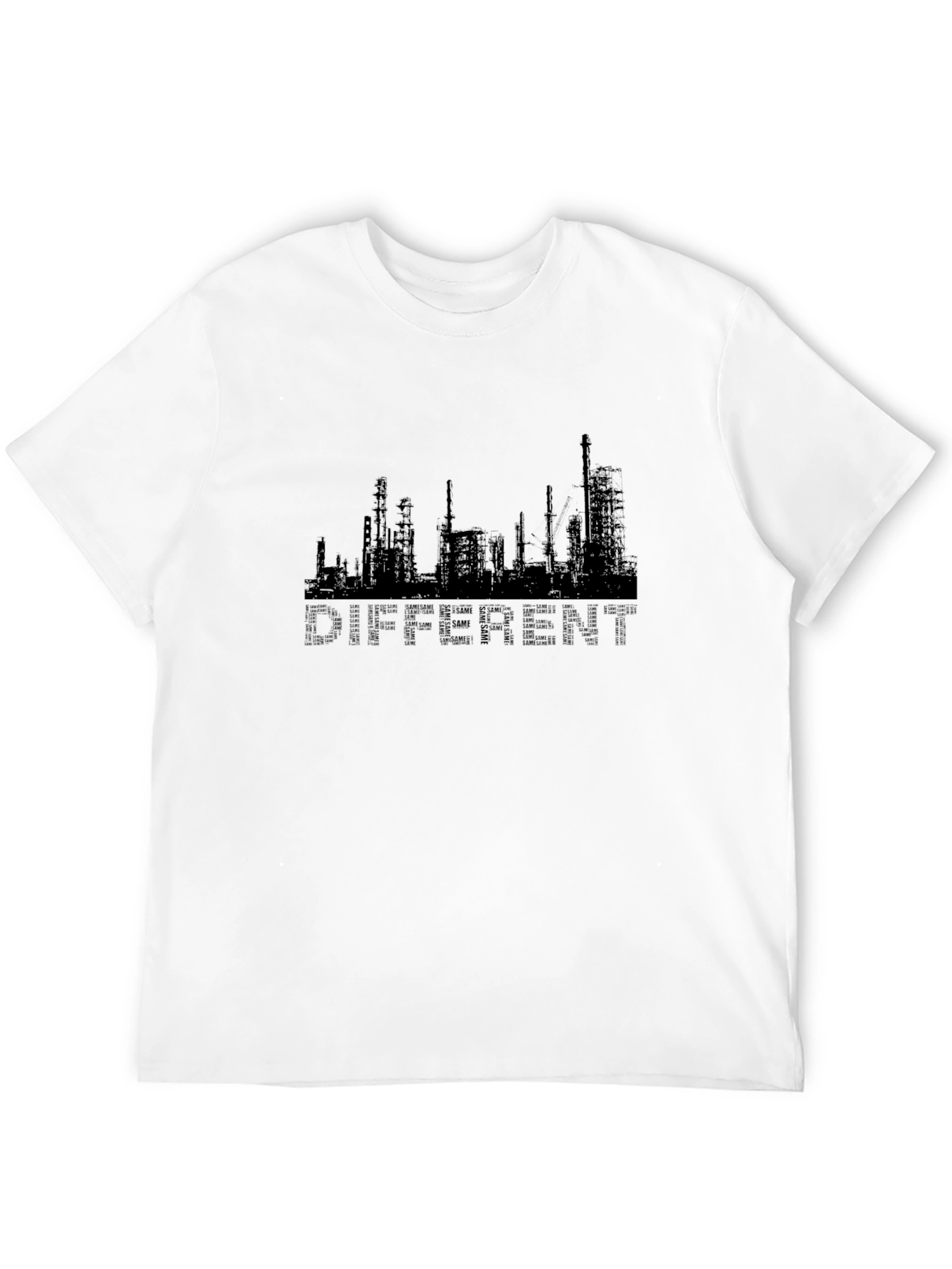 Black Different T-Shirt - Industrial Design view 12