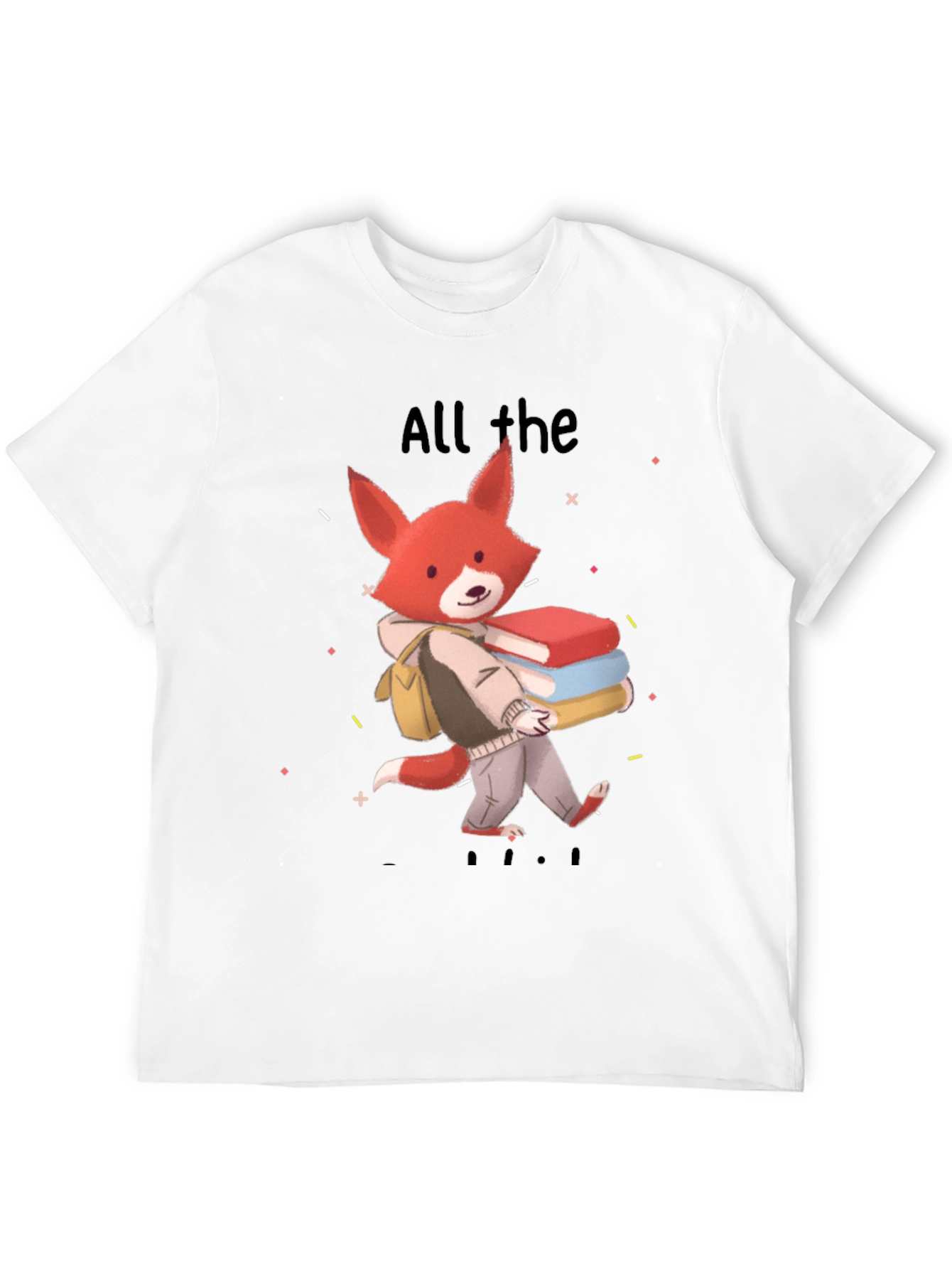 Black Fox All The Books T-Shirt view 12