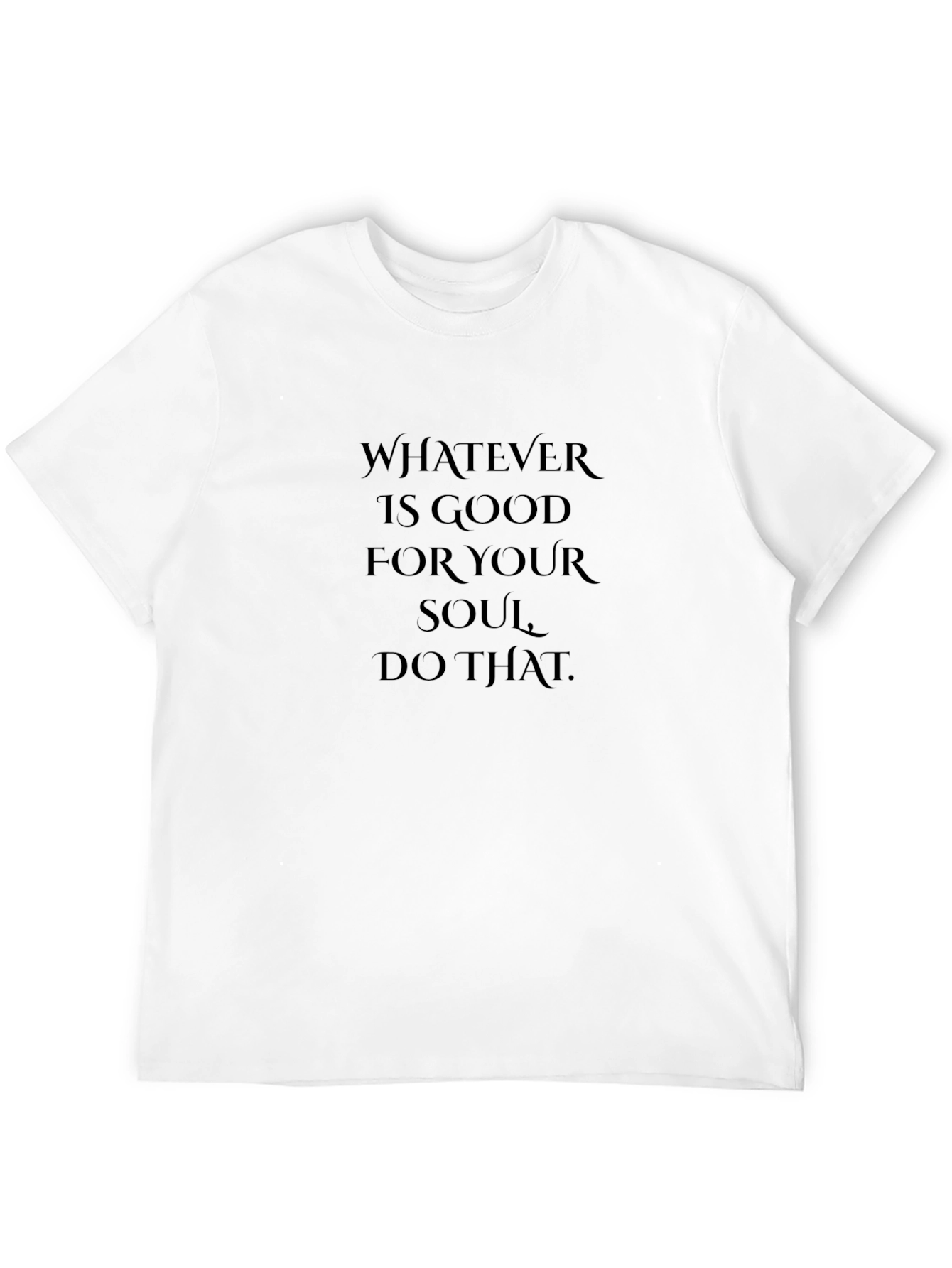 Black Soulful Black T-Shirt: 'Do What Is Good' view 12