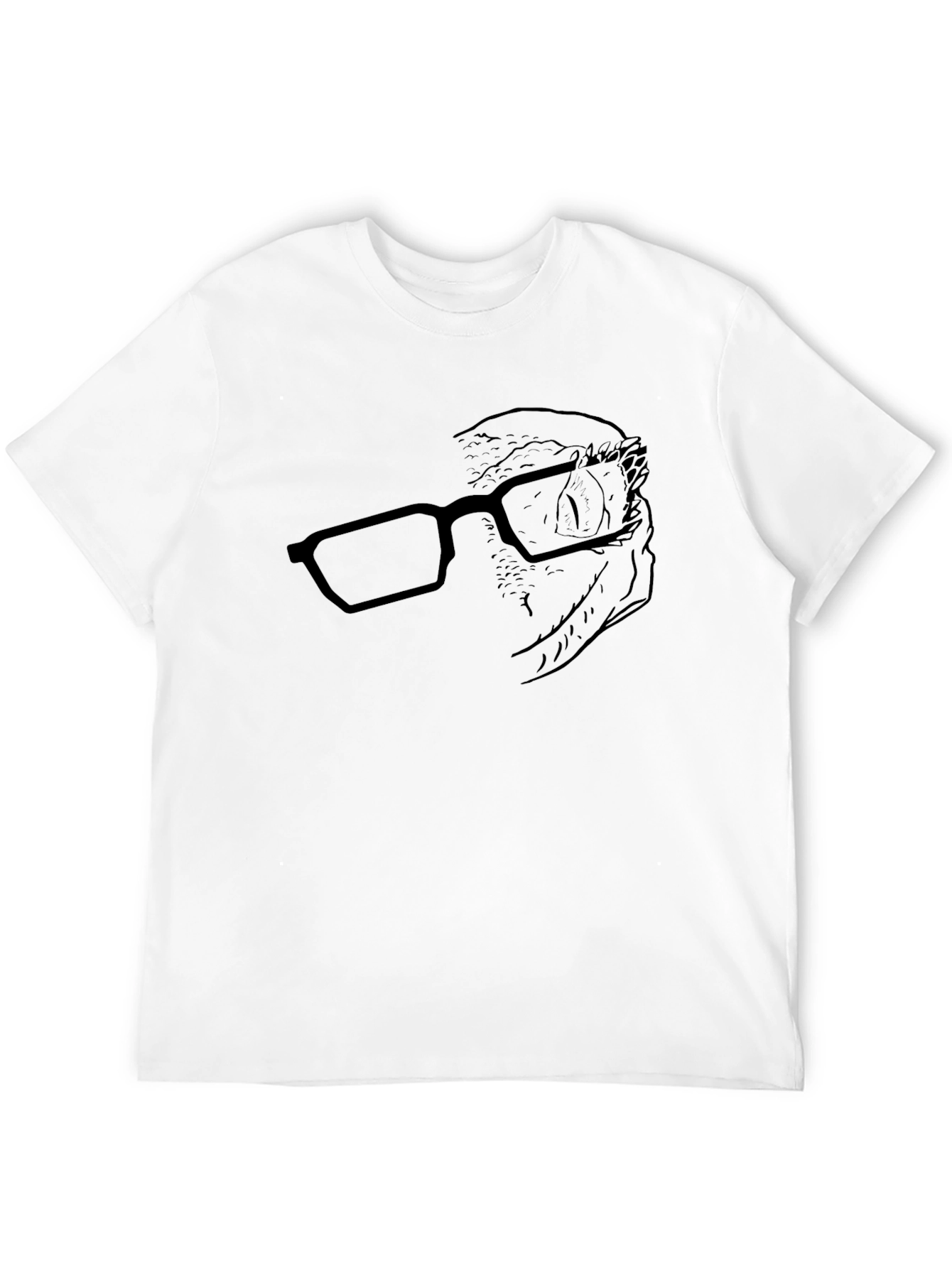 Black Owl with Glasses T-Shirt - Stylish Unisex Tee view 12
