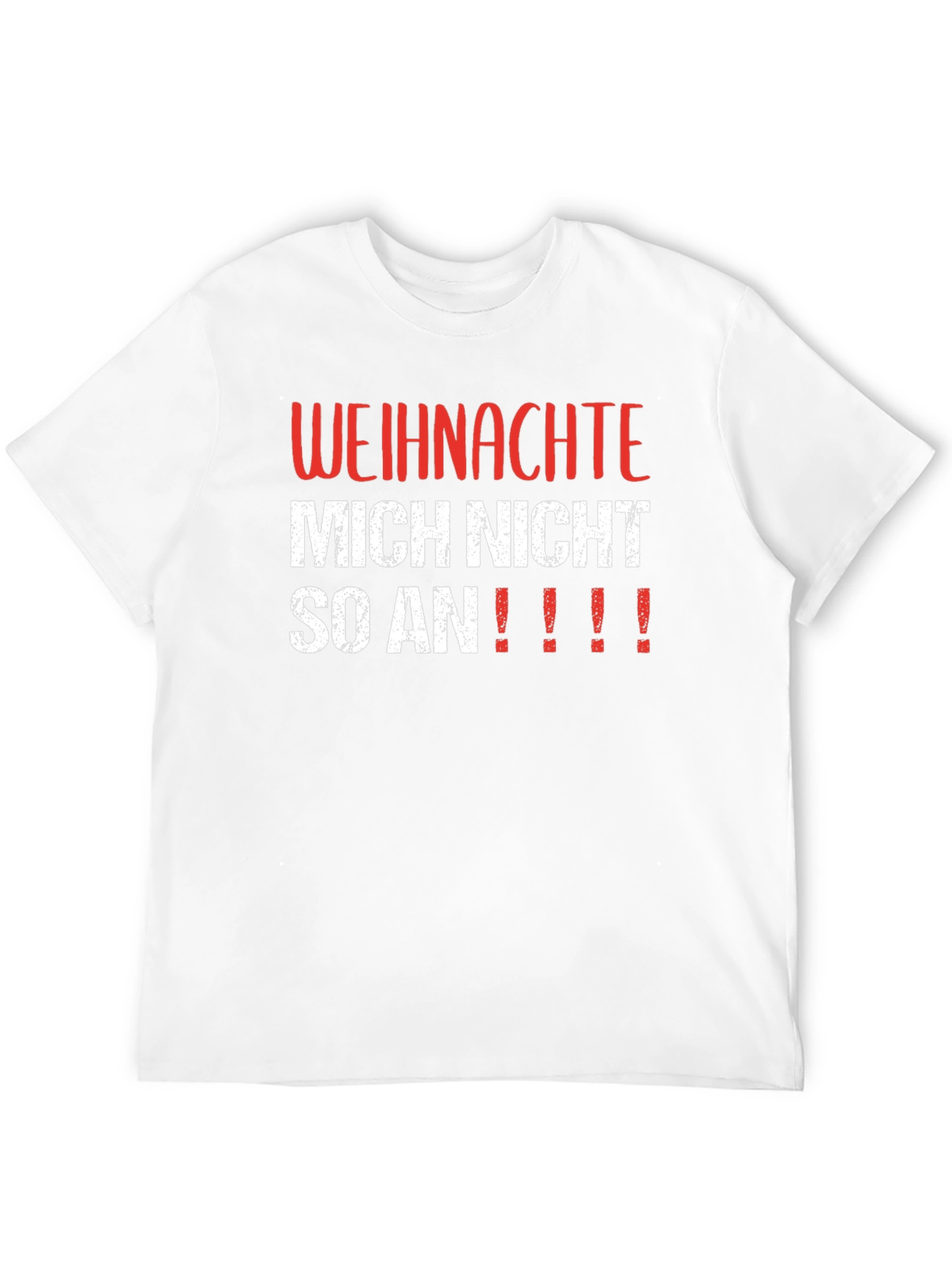Black Weihnachte Mich Nicht So An! Funny Holiday T-Shirt view 12