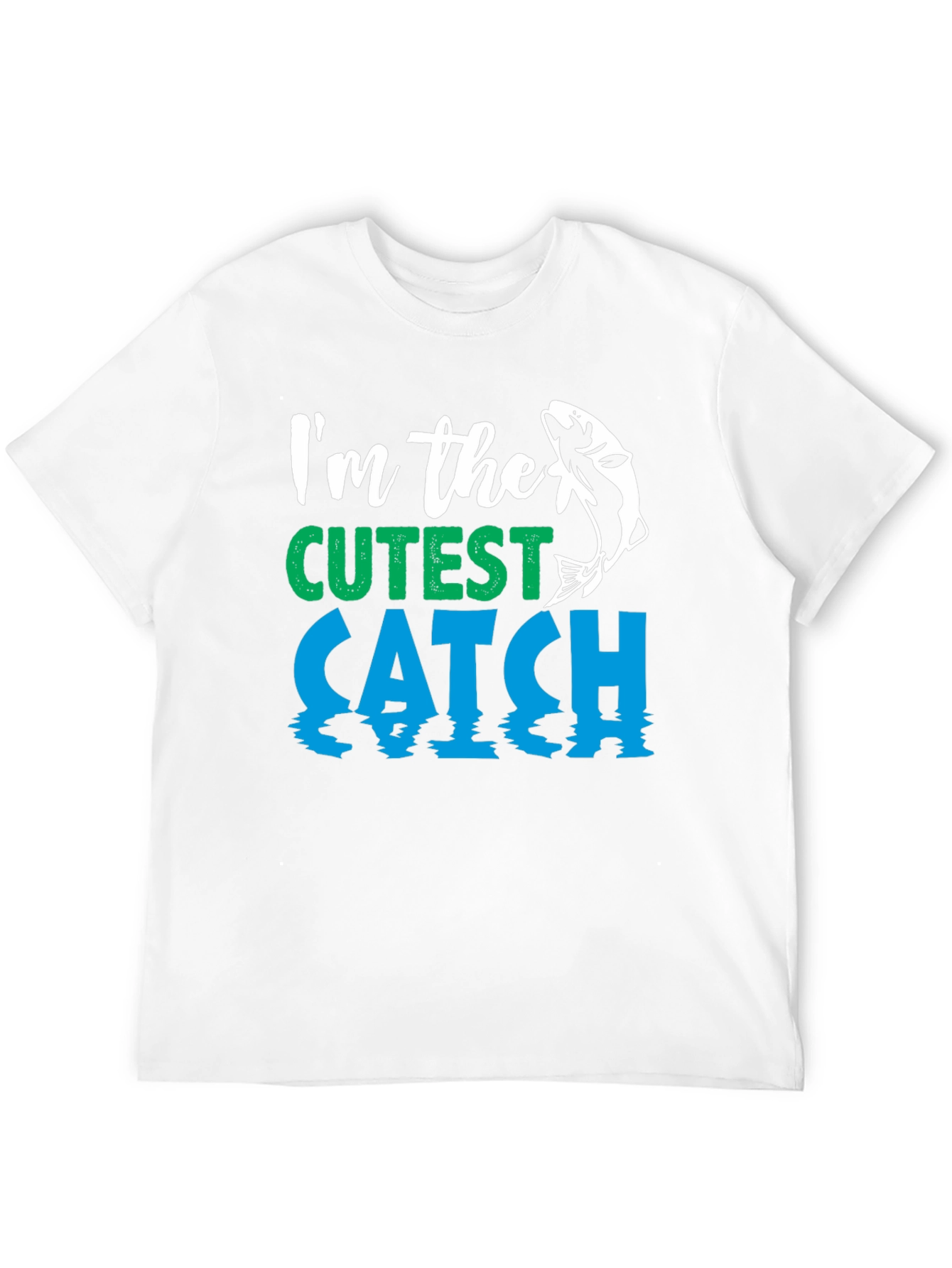 Black Cutest Catch Fishing T-Shirt - Mens view 12