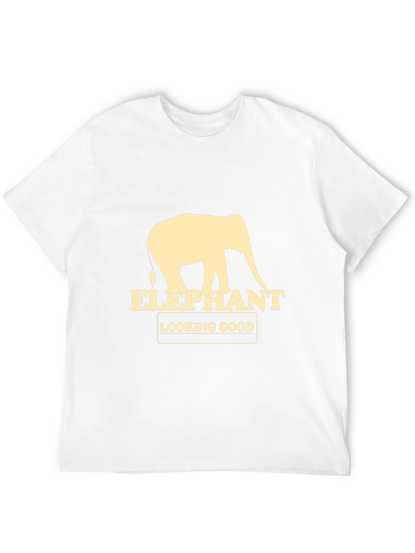 Black Elephant Looking Good Graphic Tee - Black view 12