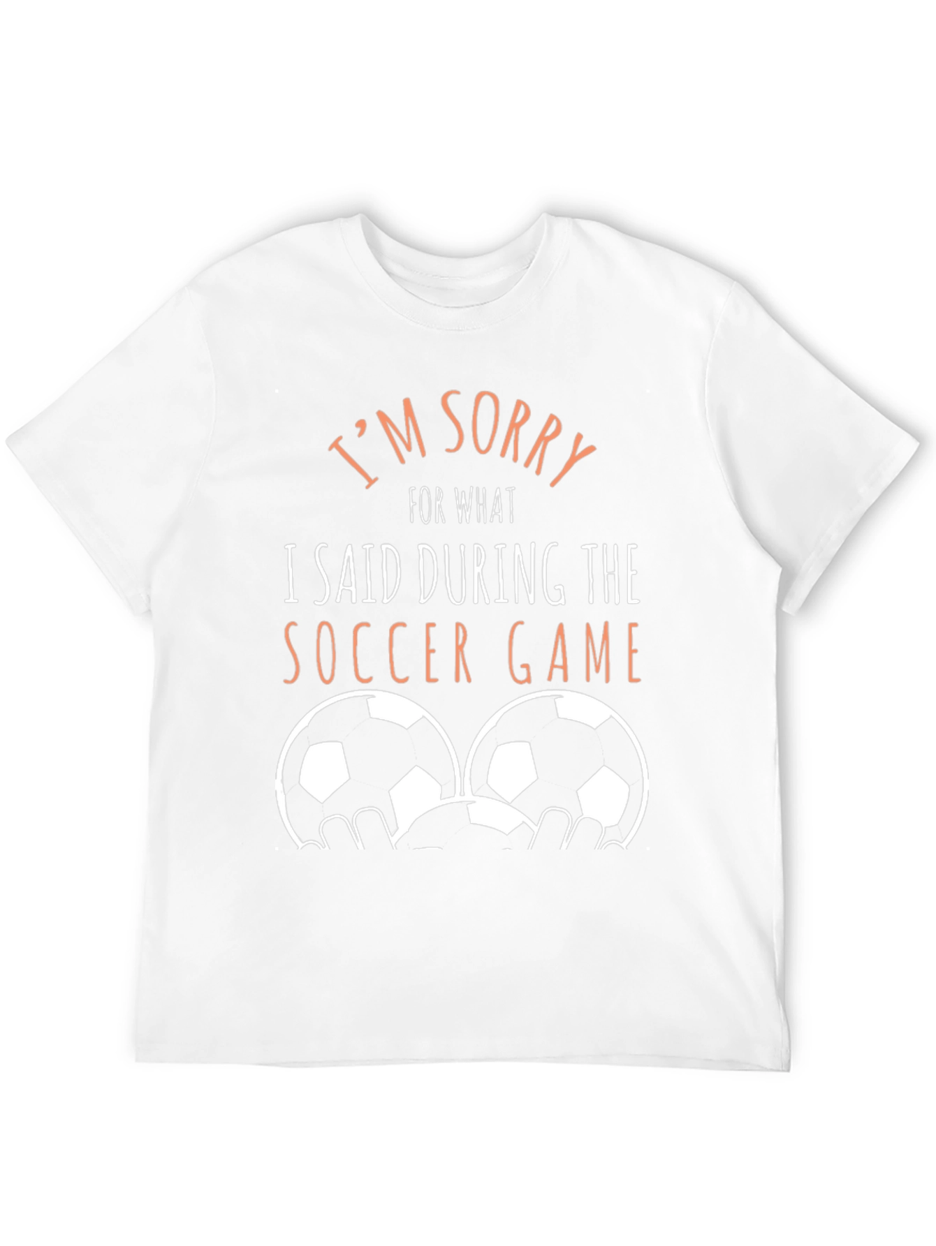 Black I'm Sorry Soccer Game Tee view 12