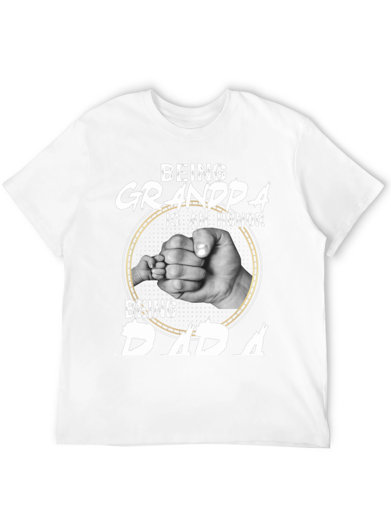 Black Being Grandpa is an Honor T-Shirt view 12