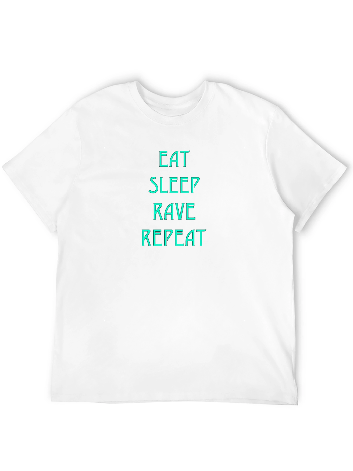 Black Eat Sleep Rave Repeat T-Shirt view 12