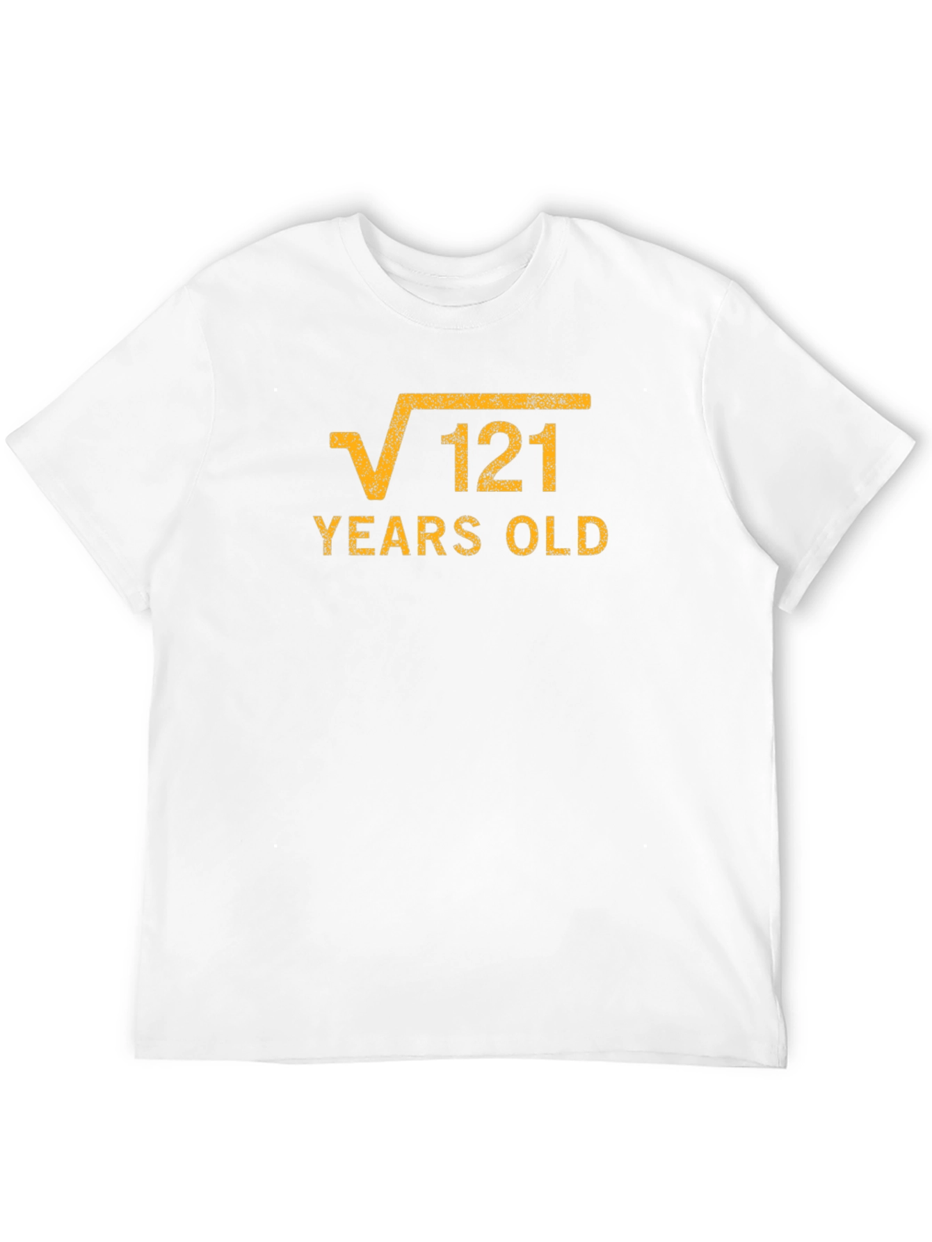 Black Funny 11th Birthday T-Shirt: Square Root of 121 Years Old view 12