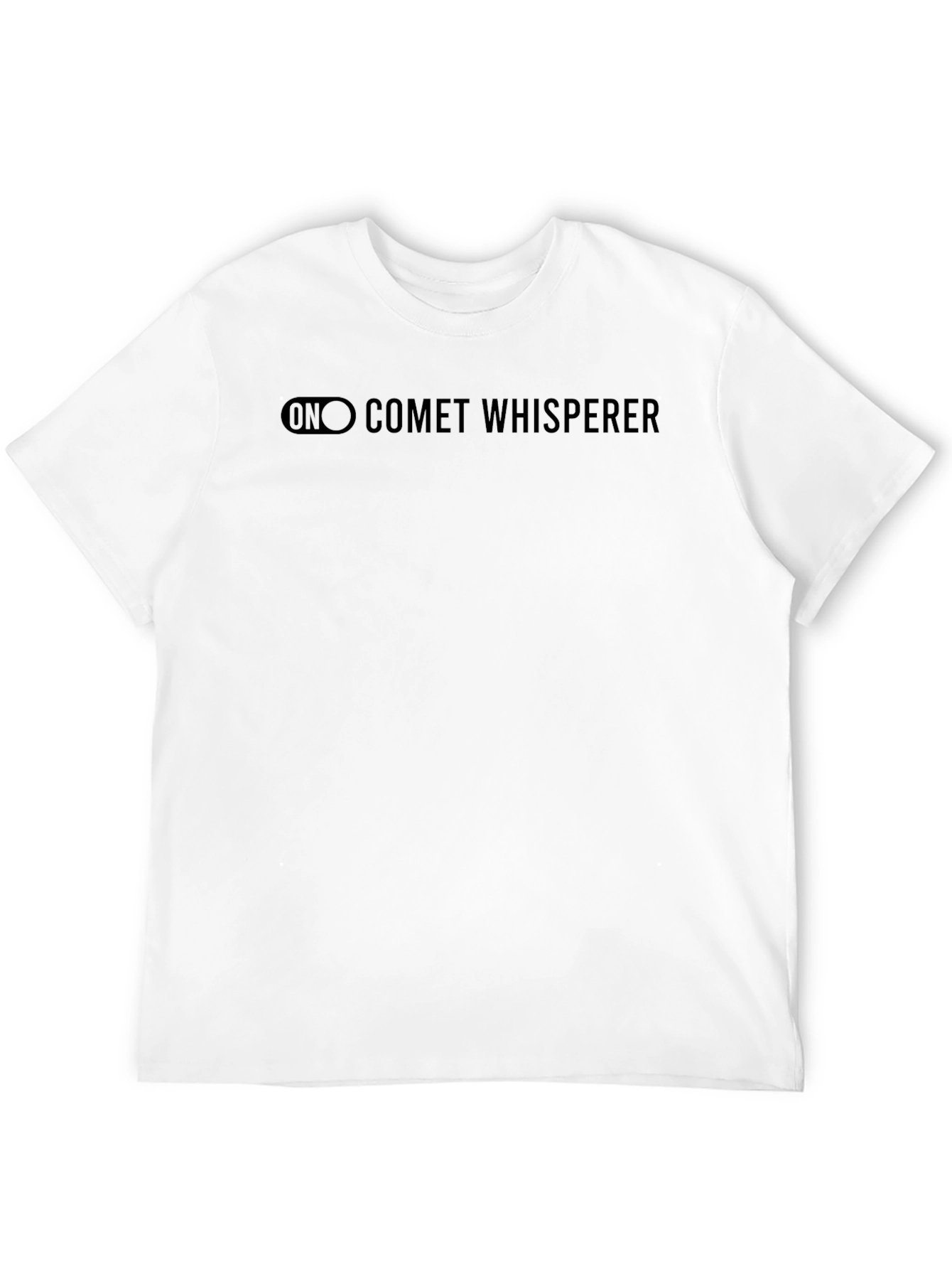 Black Comet Whisperer Graphic Tee - Black Cotton T-Shirt view 12