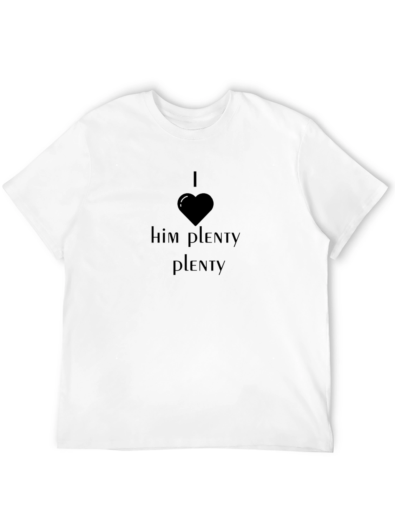 Black I Heart Him Plenty T-Shirt view 12