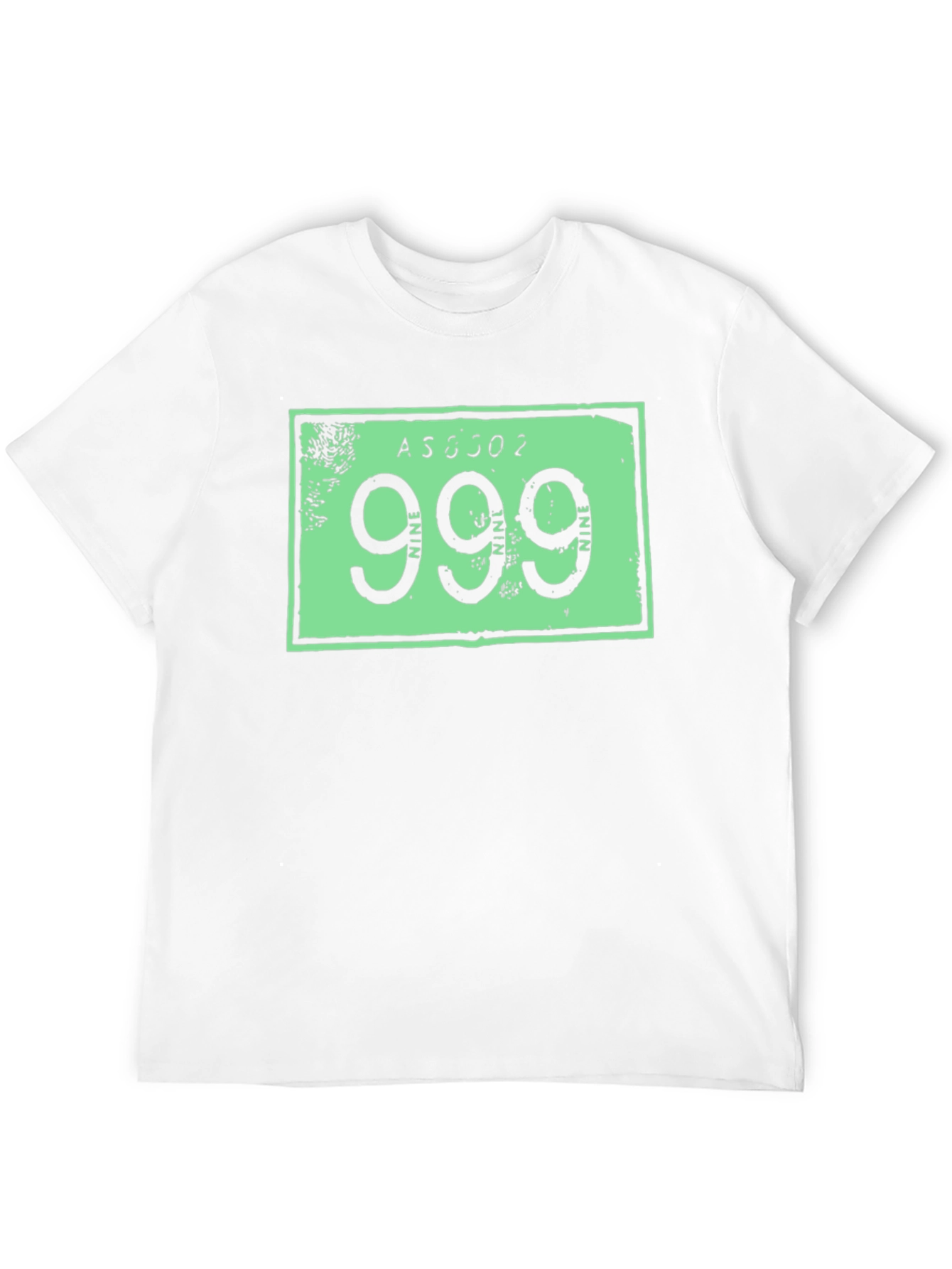Black 999 Graphic Tee - Men's Short Sleeve Crew Neck view 12