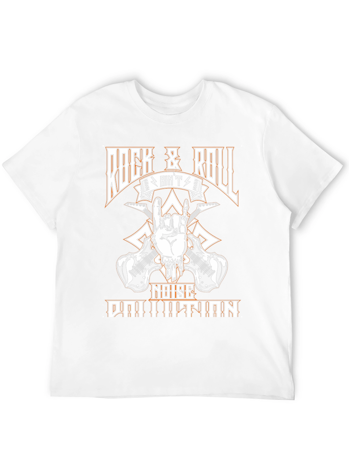 Black Rock & Roll Noise T-Shirt view 12