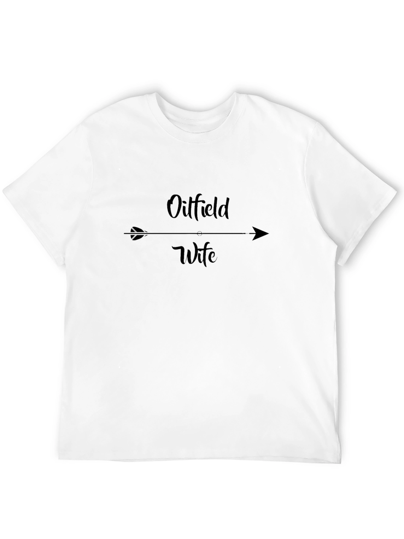 Oilfield Wife Arrow T-Shirt - Black - 12