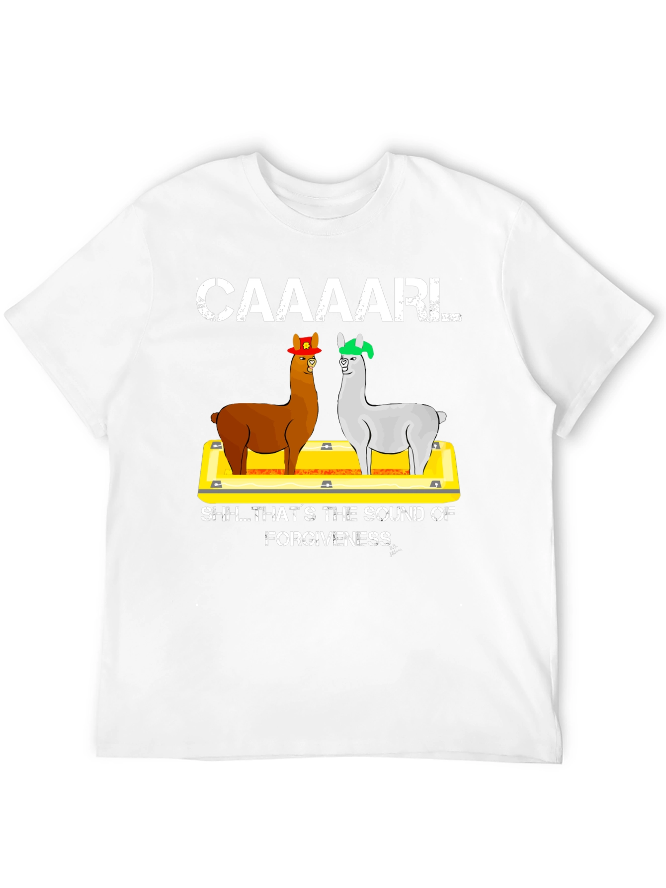 Black Caaaarl Forgiveness T-Shirt view 12