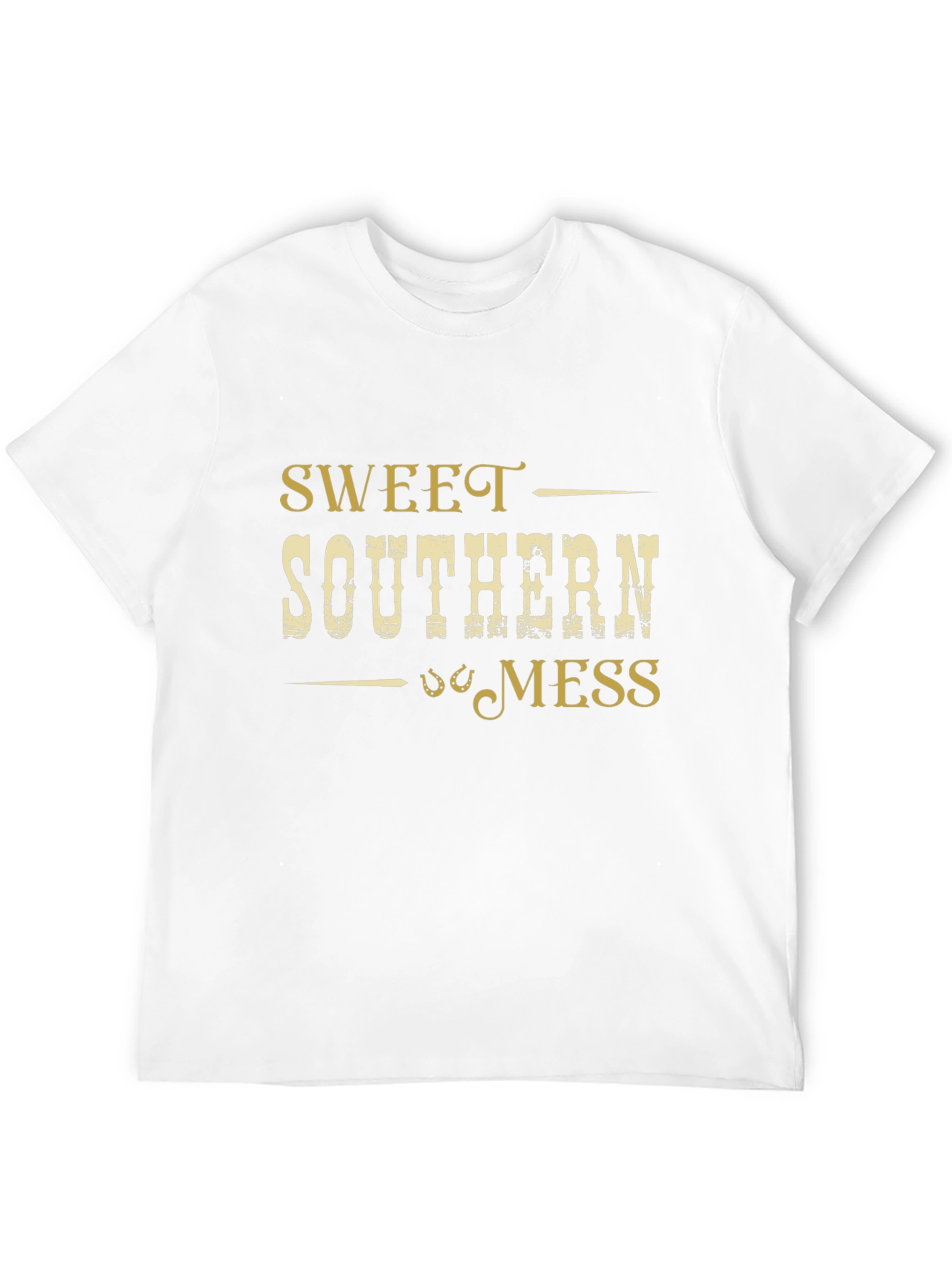 Black Sweet Southern Mess Graphic Tee - Black view 12