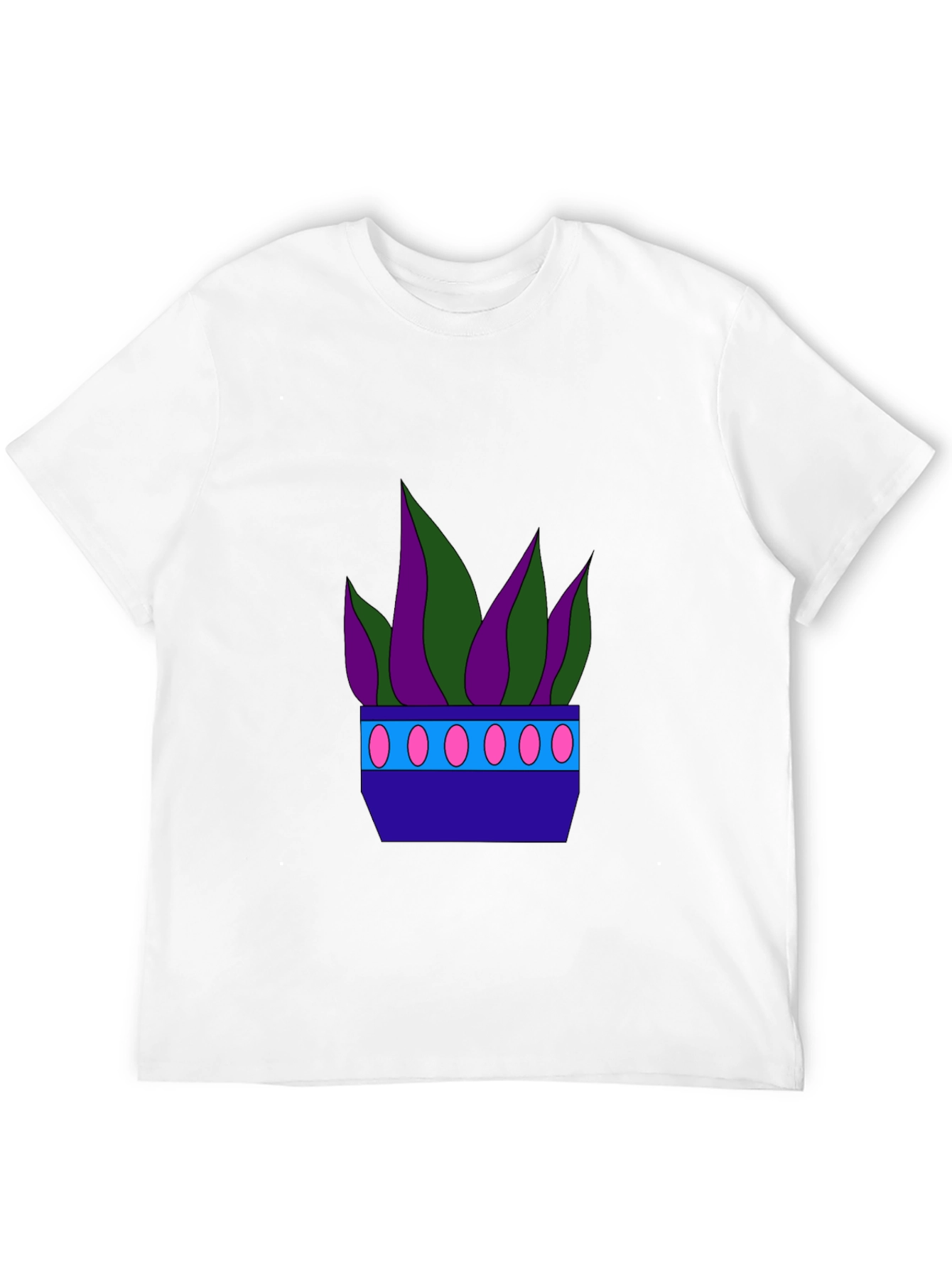 Black Funky Potted Plant Graphic Tee view 12