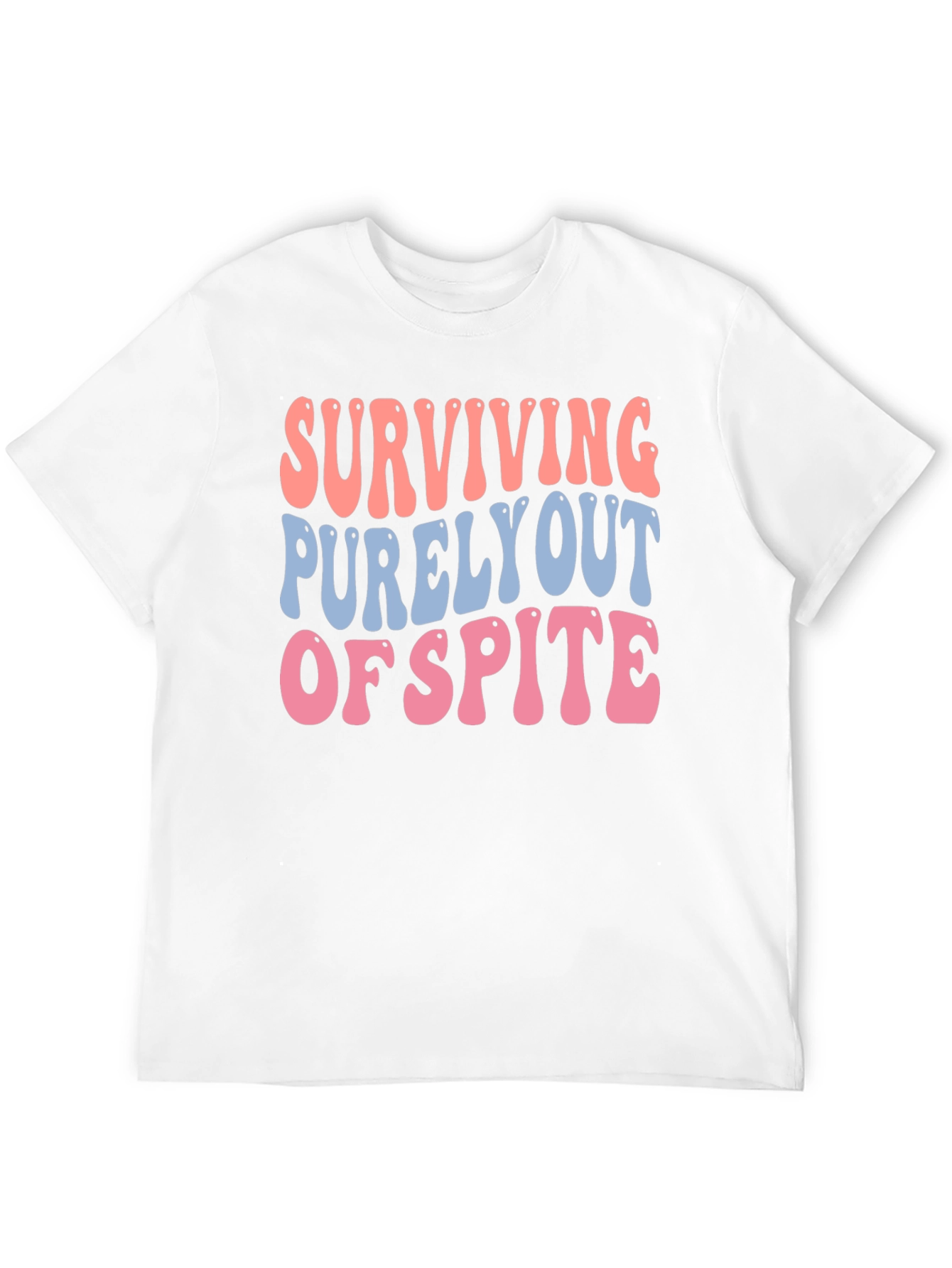 Black Surviving Out of Spite Graphic Tee view 12