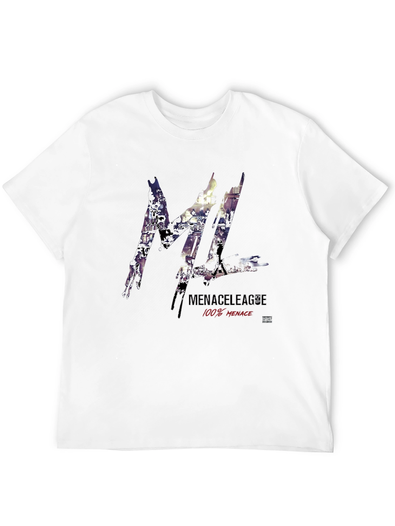 Black Menace League Black Graphic T-Shirt view 12