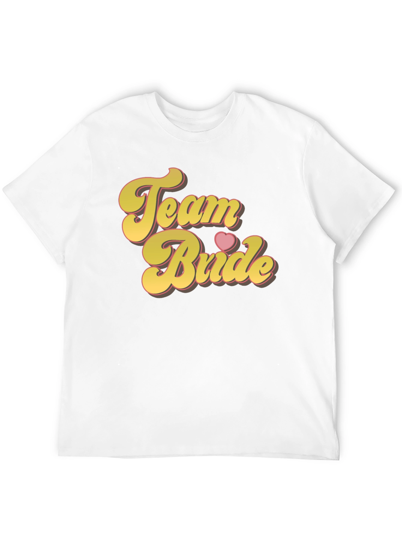 Black Team Bride Crew Neck T-Shirt - Bridal Party Tee view 12