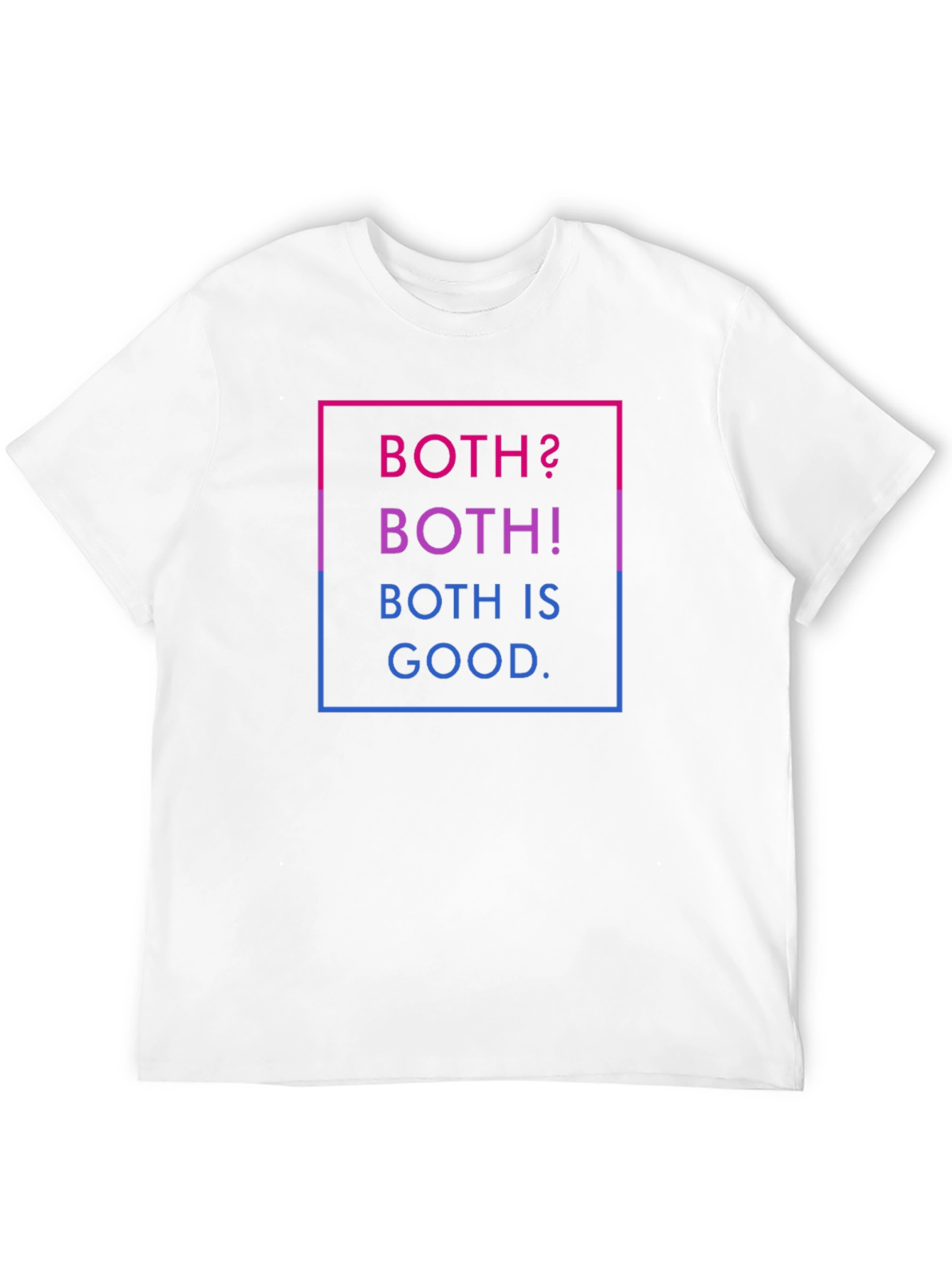 Black Bisexual Pride T-Shirt - Both Is Good! view 12