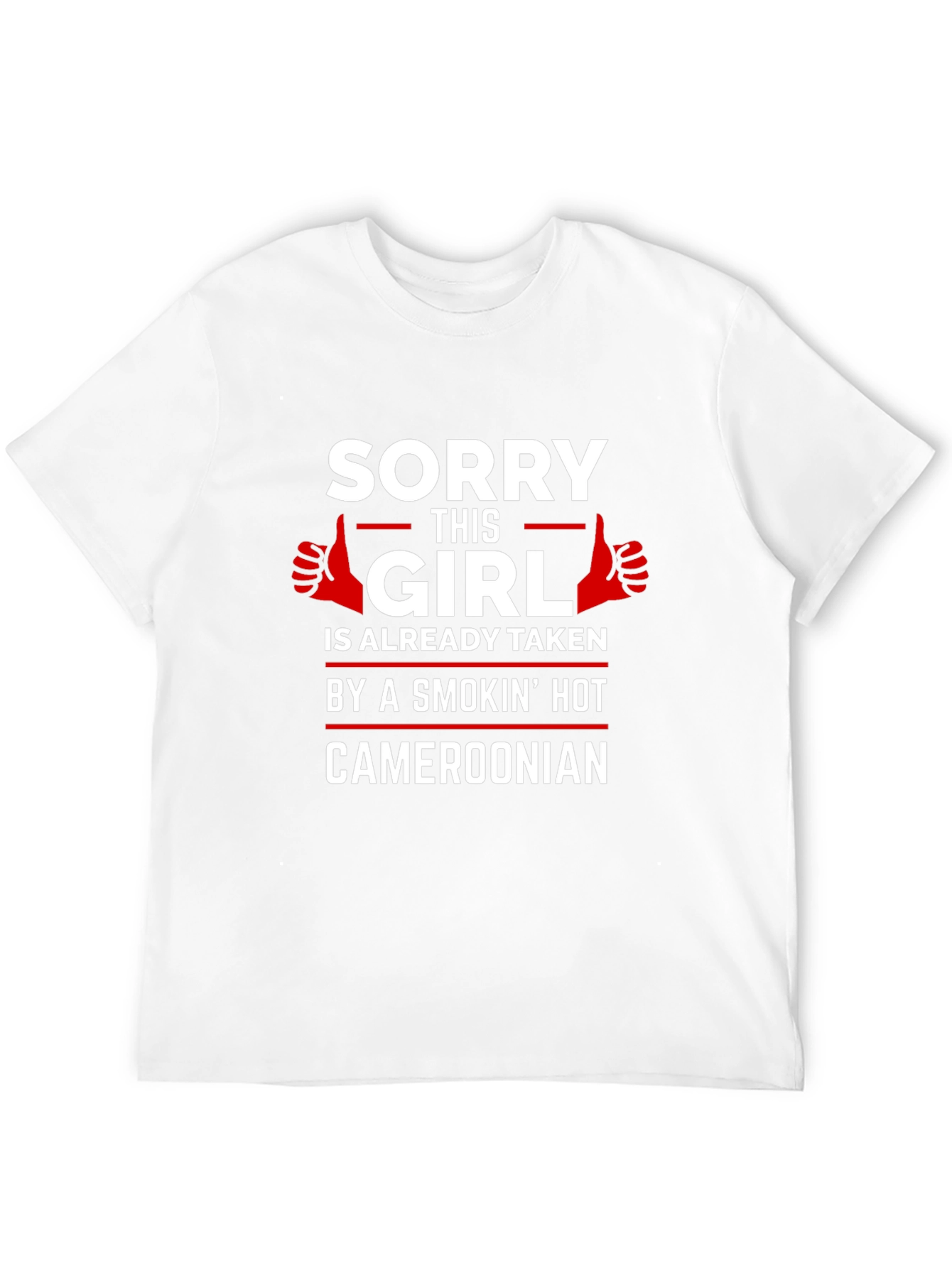 Black Sorry This Girl Is Taken By Cameroon T-Shirt view 12