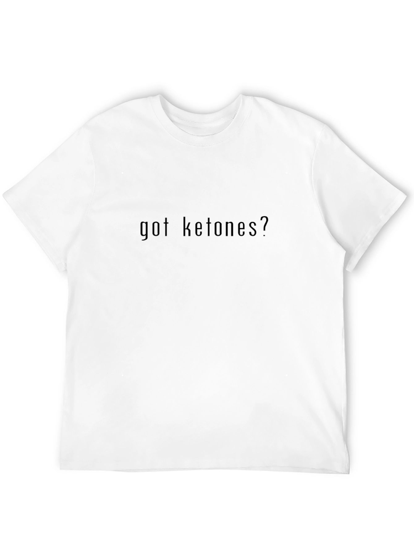 Black Got Ketones? Black Graphic Tee - Keto Lifestyle Shirt view 12