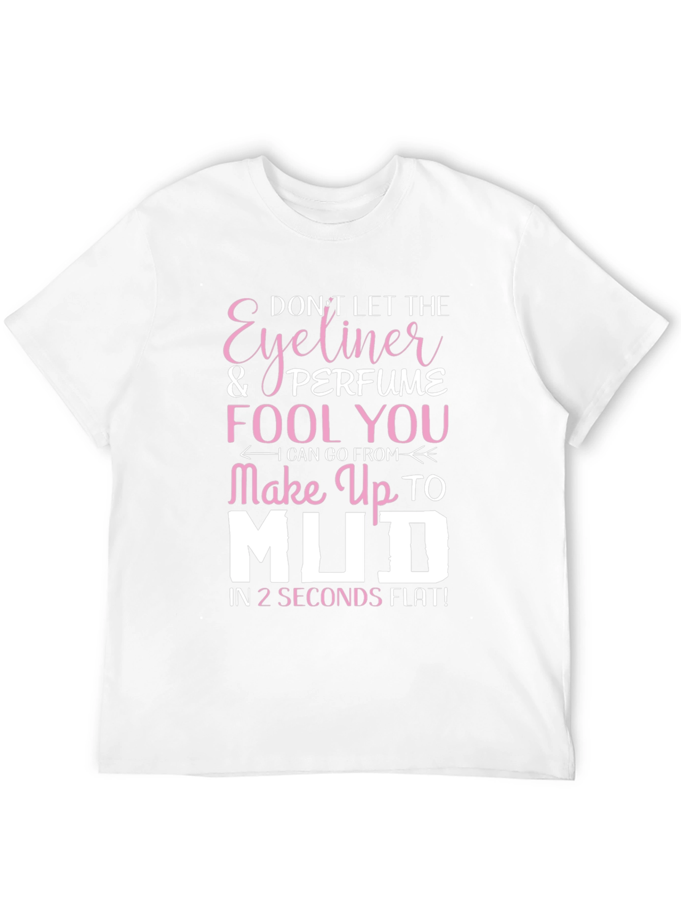 Black Eyeliner & Perfume T-Shirt - Funny Makeup Humor Tee view 12