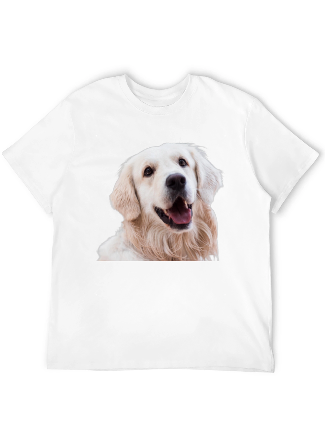 Black Golden Retriever Dog Graphic Black T-Shirt view 12