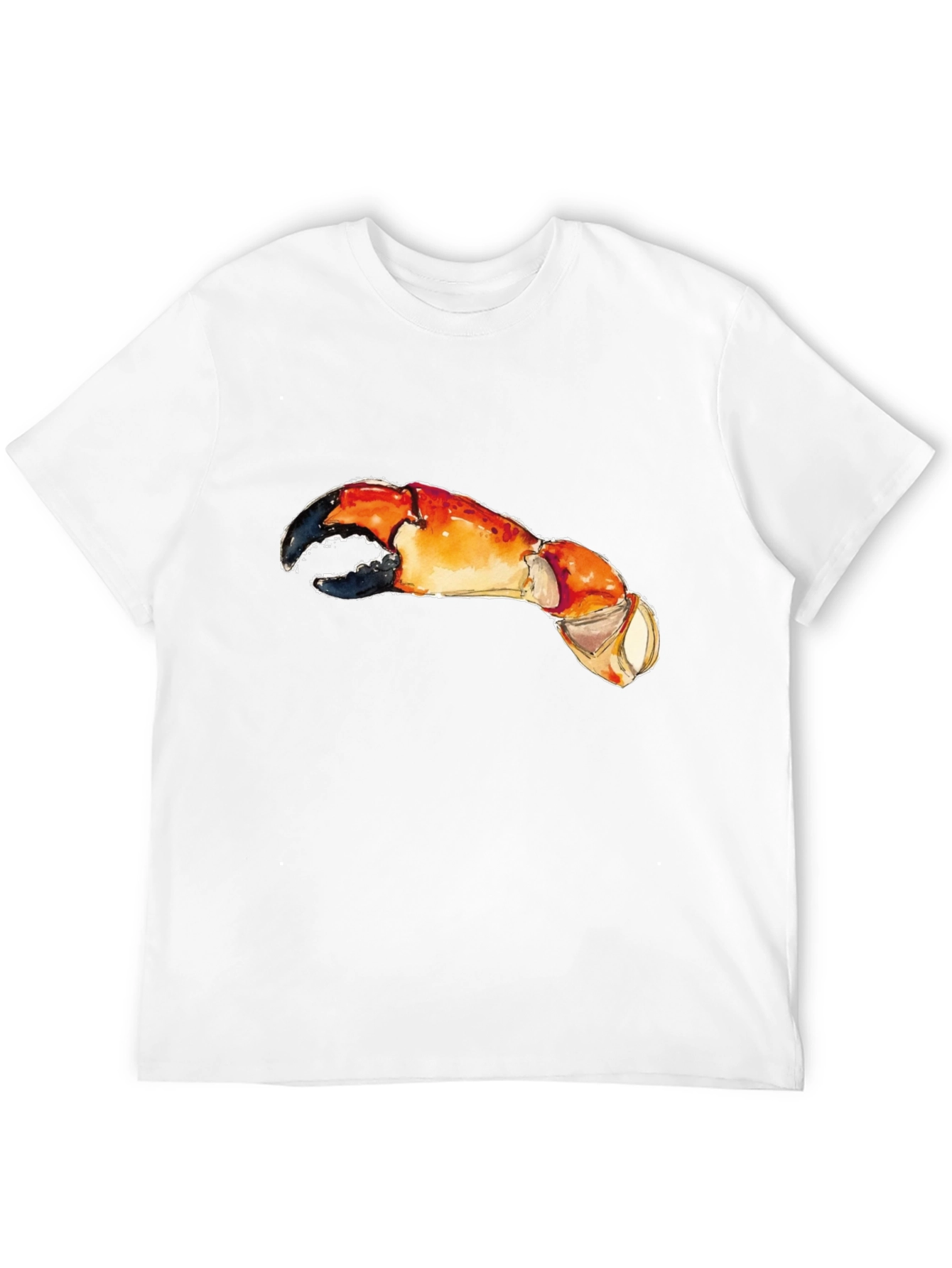 Black Crab Claw Graphic Tee - Unique & Playful Design view 12