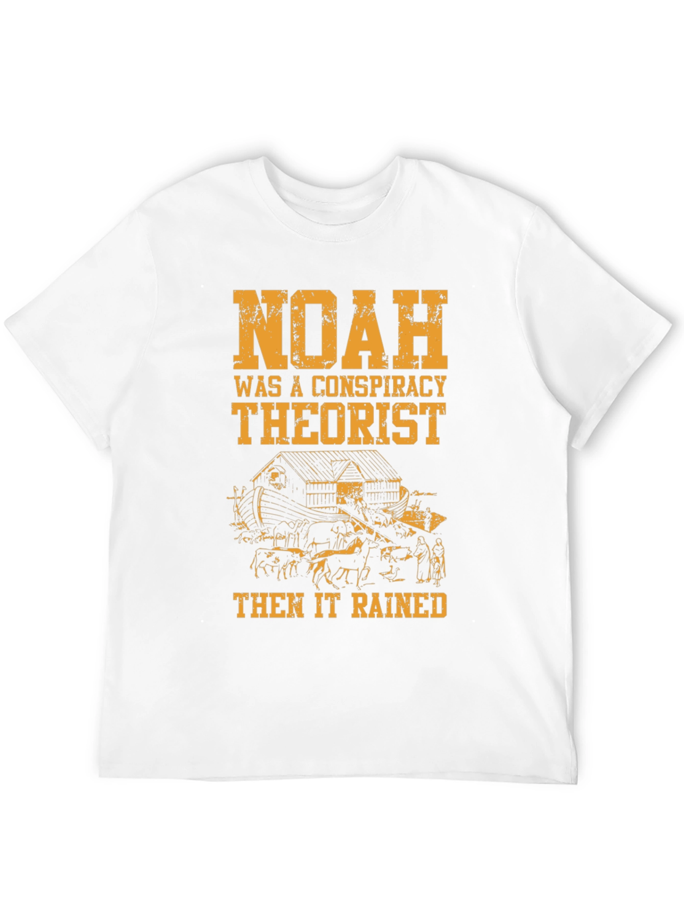 Black Noah Conspiracy Theorist Black Cotton Tee view 12