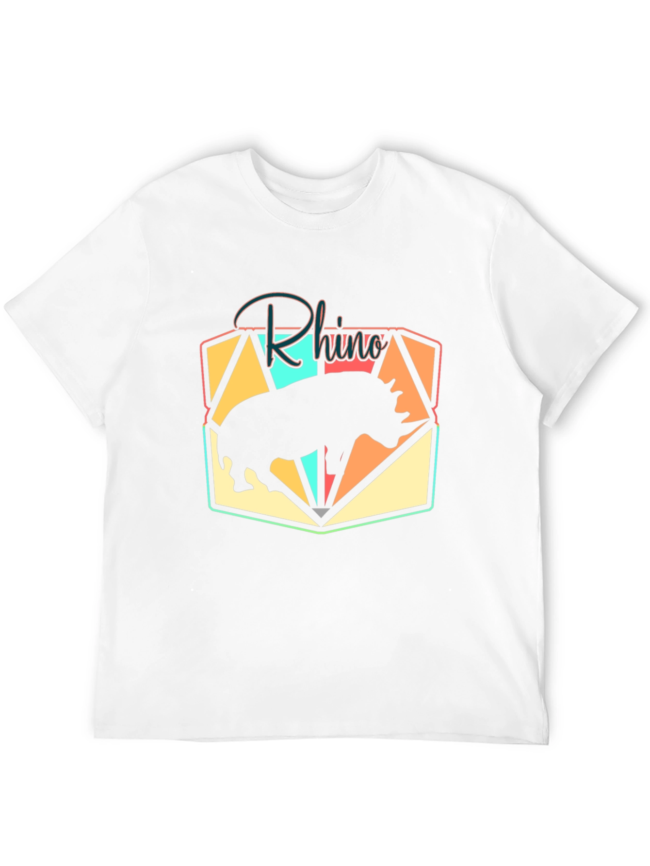 Black Rhino Graphic Tee - Stylish Animal Print T-Shirt view 12